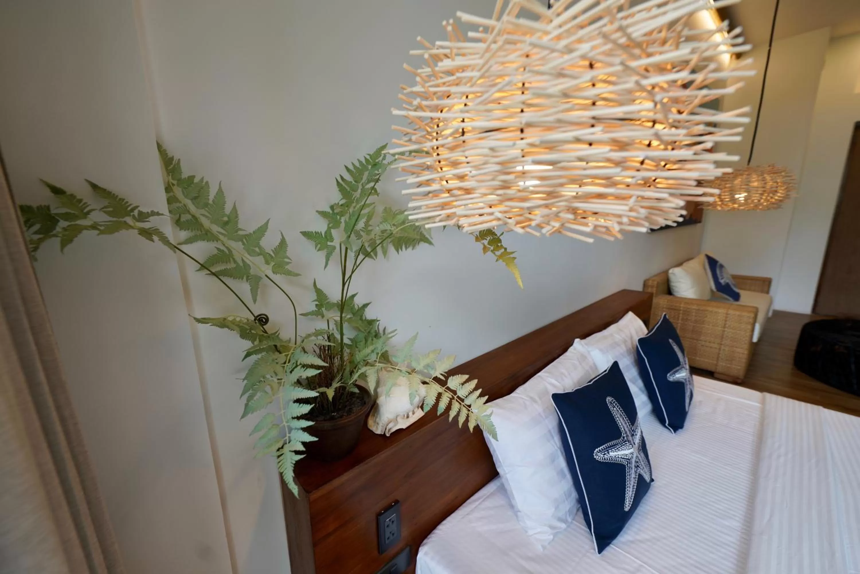 Bed in Nacpan Beach Resort Managed by H Hospitality Group