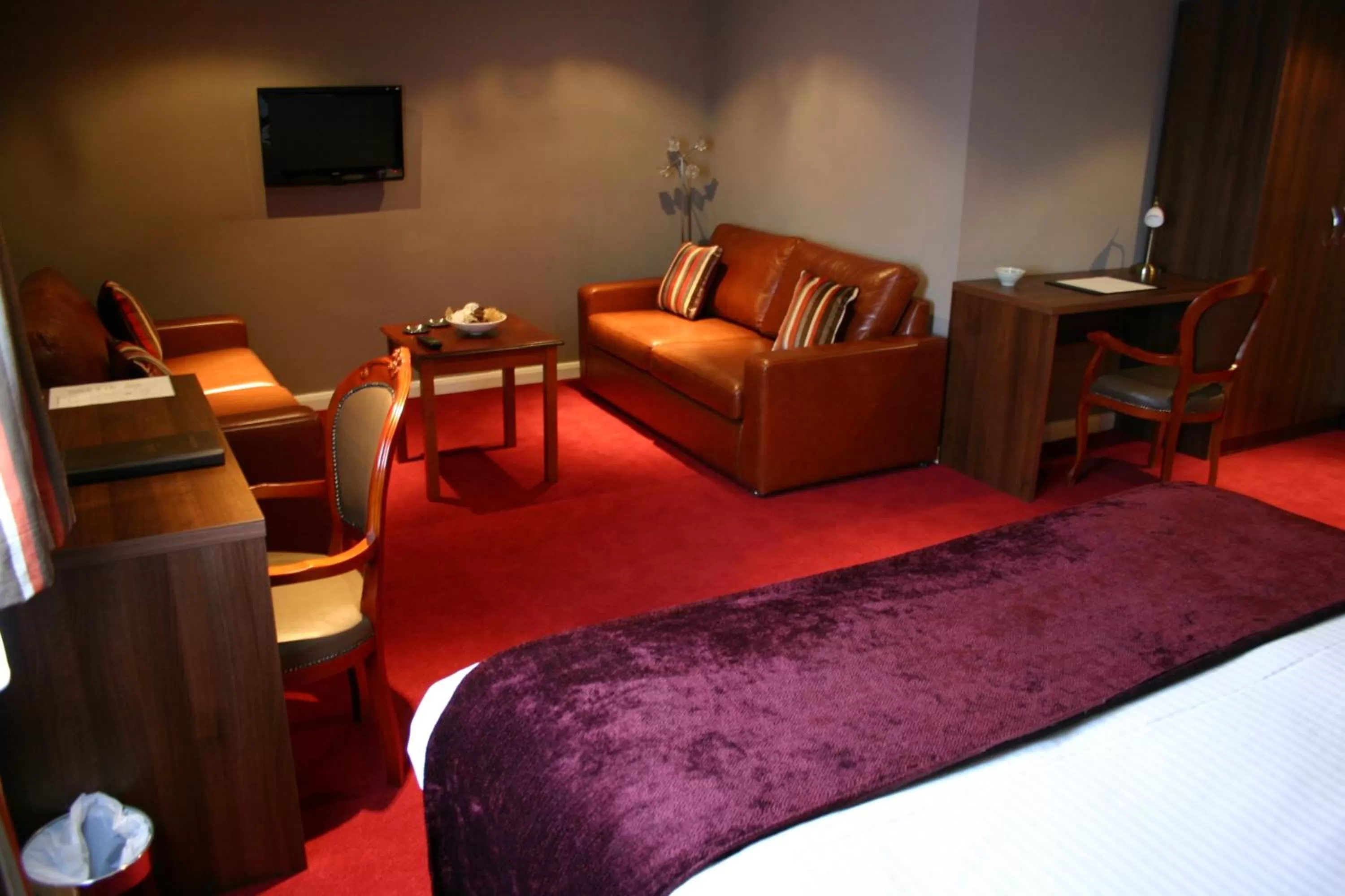 Seating area, Bed in The Gibside Hotel