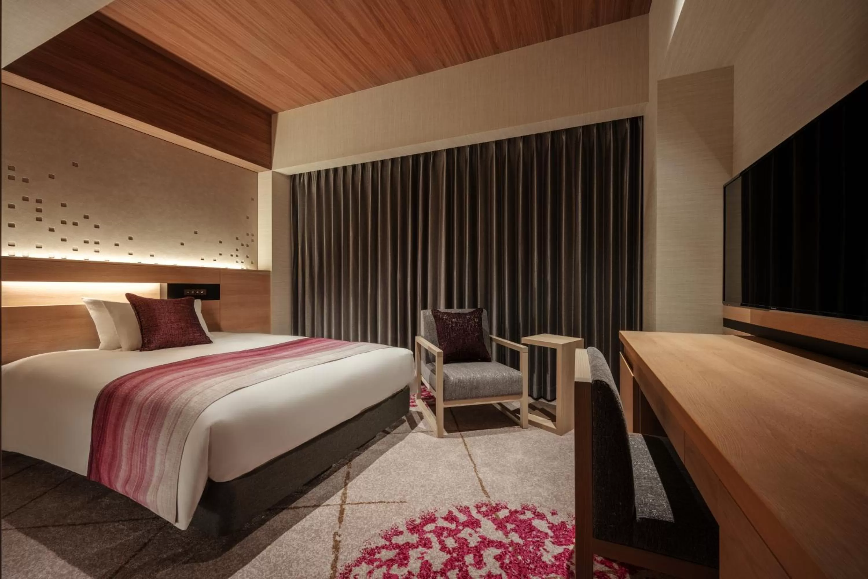 Bed in Hotel Metropolitan Yamagata