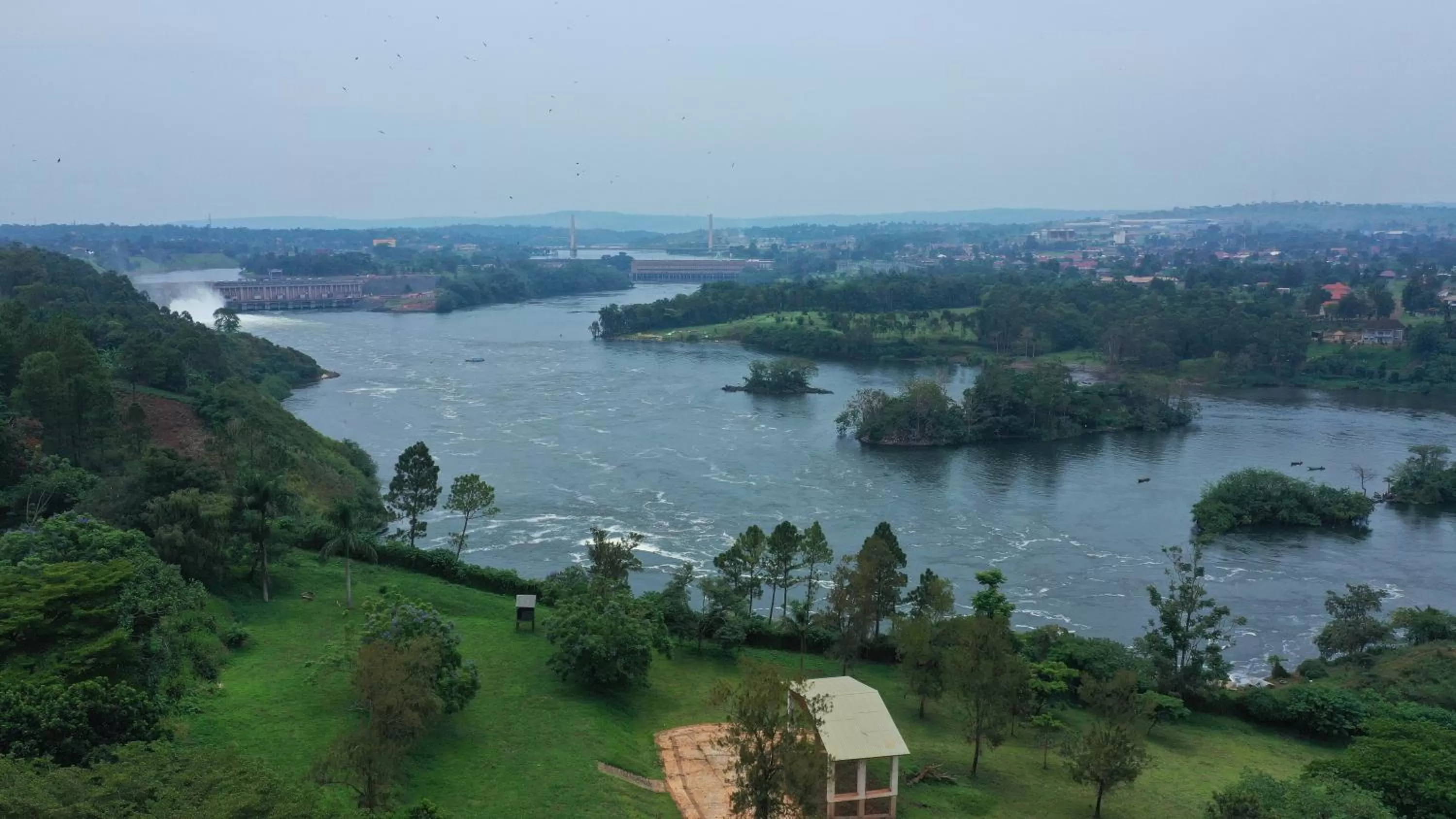 Lake view in Jinja Nile Resort