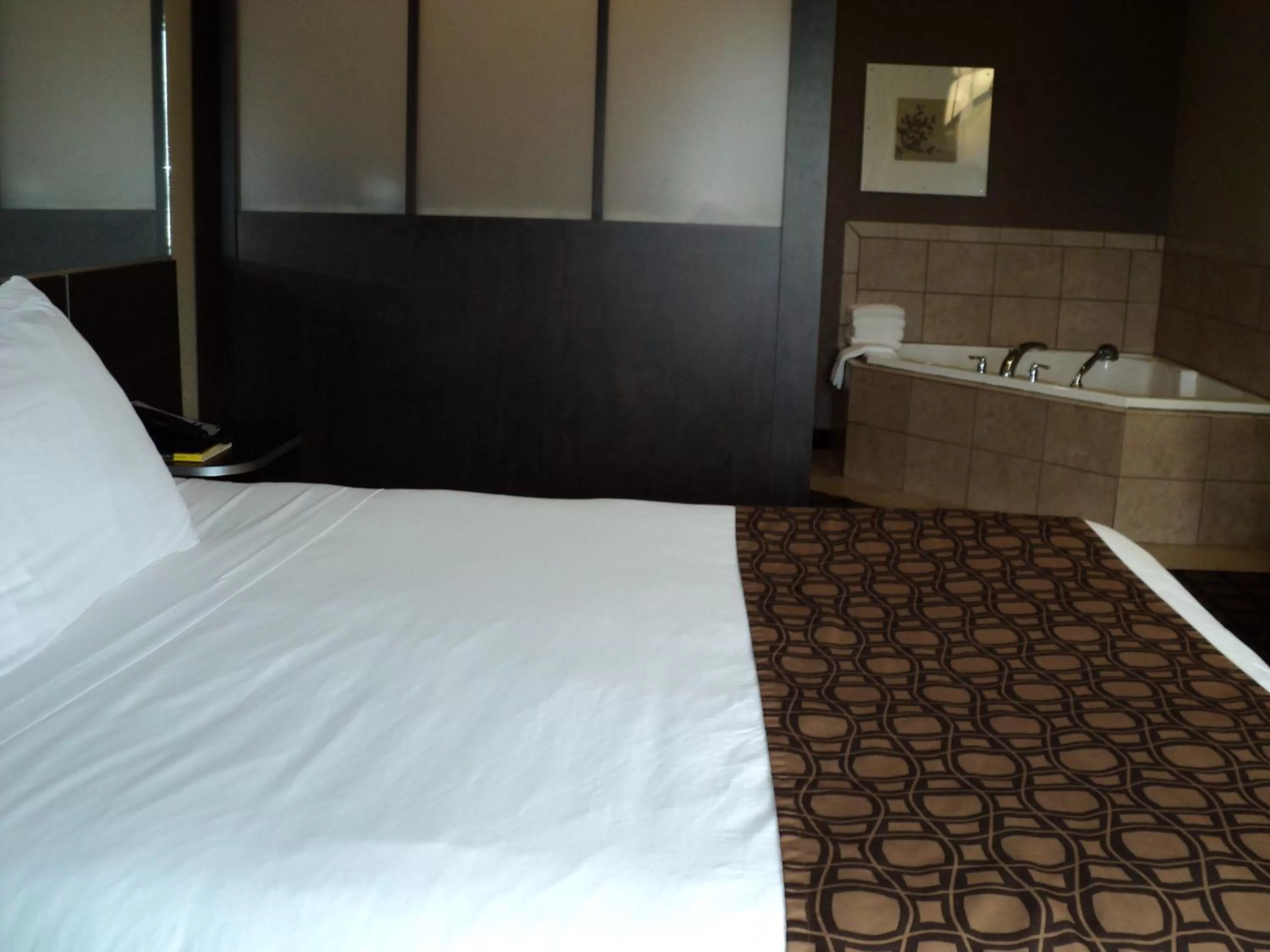 Decorative detail, Bed in Microtel Inn & Suites Mansfield PA