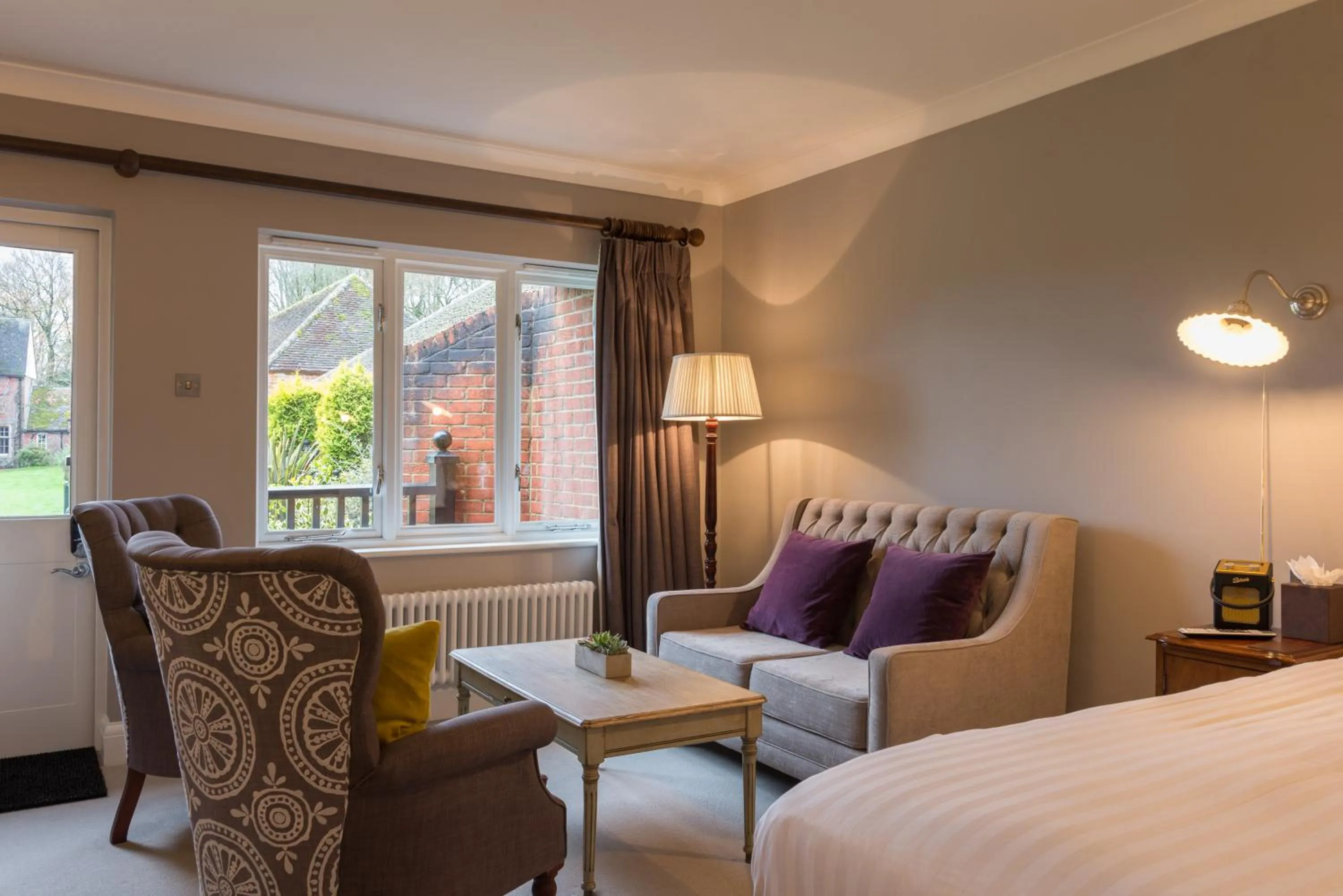 Decorative detail, Bed in Burley Manor