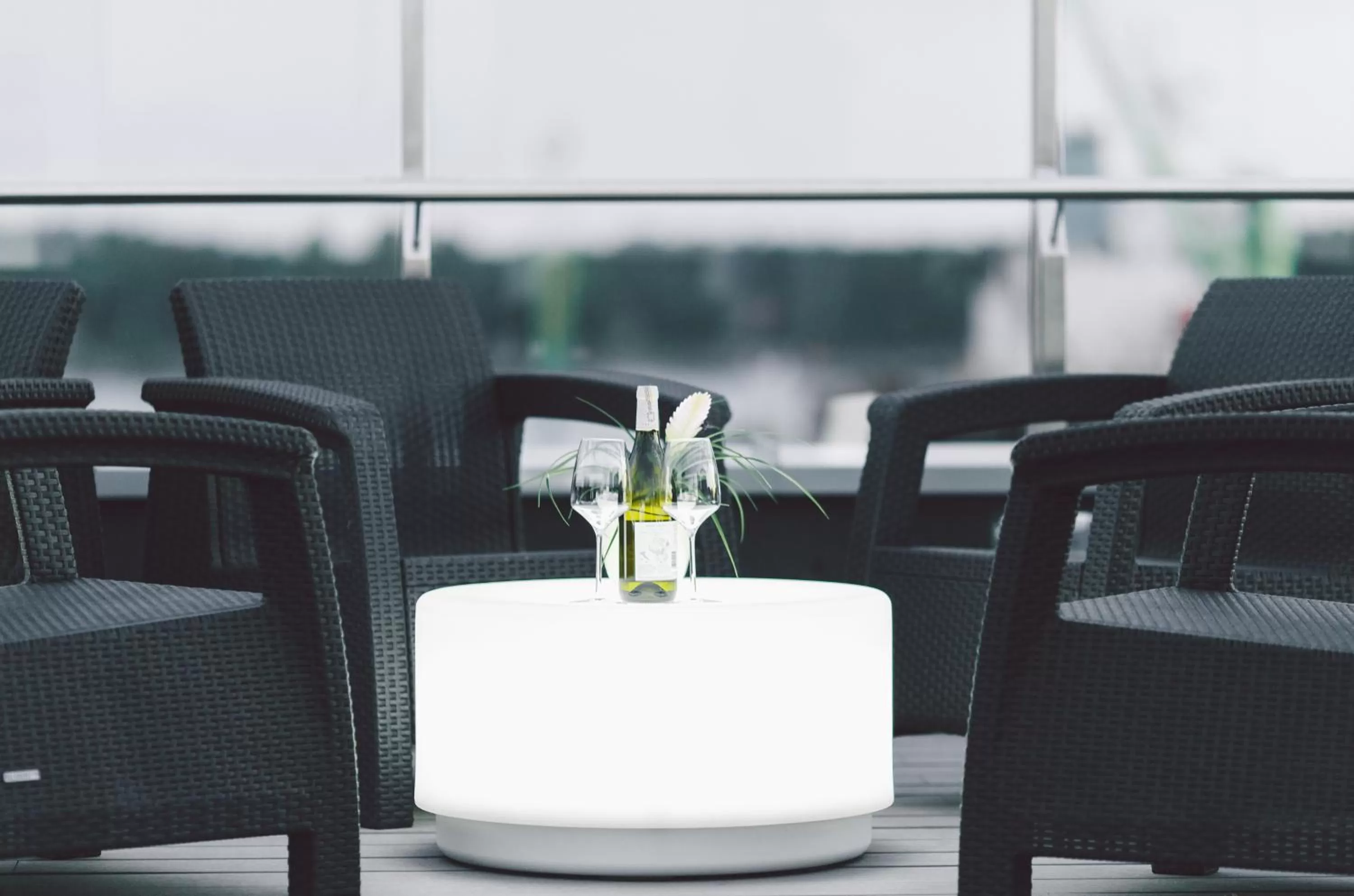 Balcony/Terrace in Dunetton - self check-in hotel