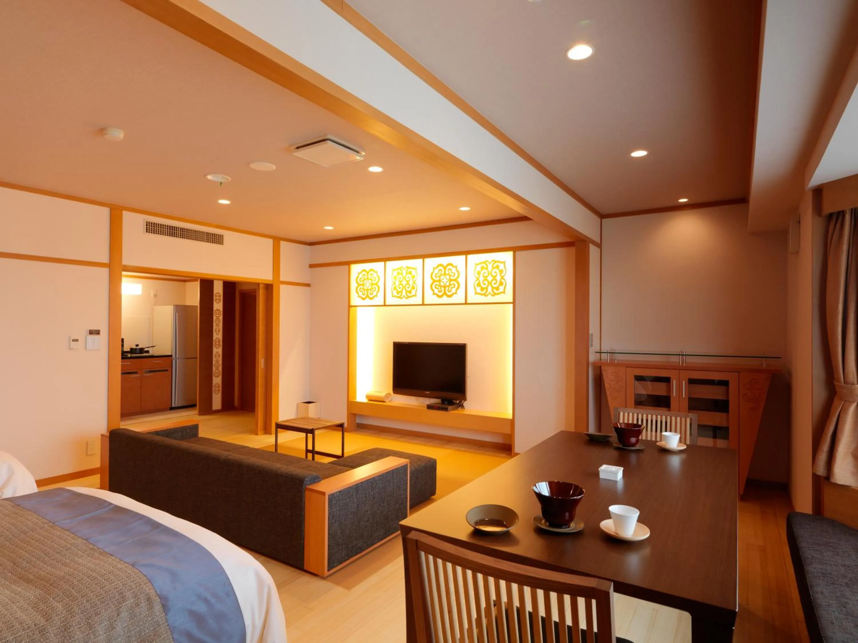 Photo of the whole room, Bed in Hokuten no Oka Abashiriko Tsuruga Resort