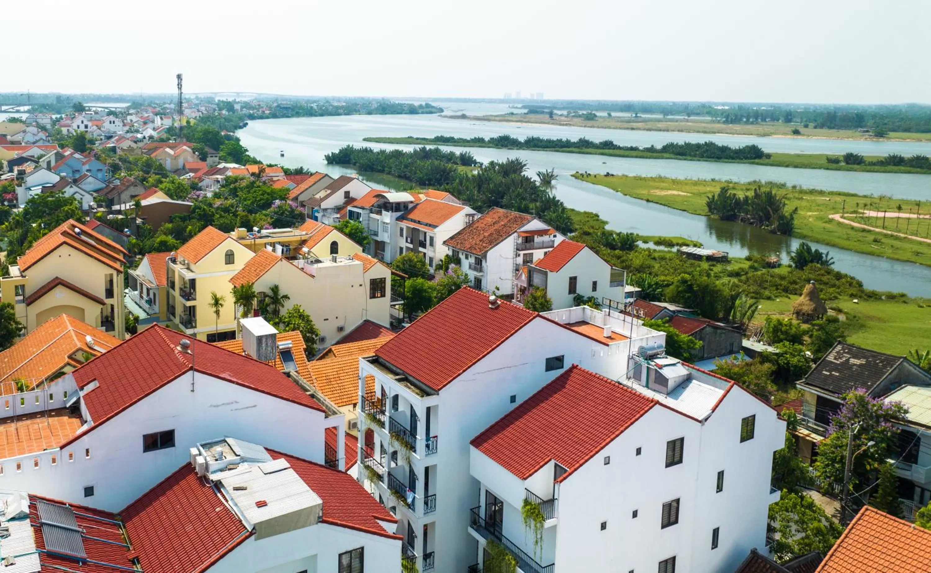 Property building, Bird's-eye View in Tomorrow Oasis Boutique Villa Hoi An