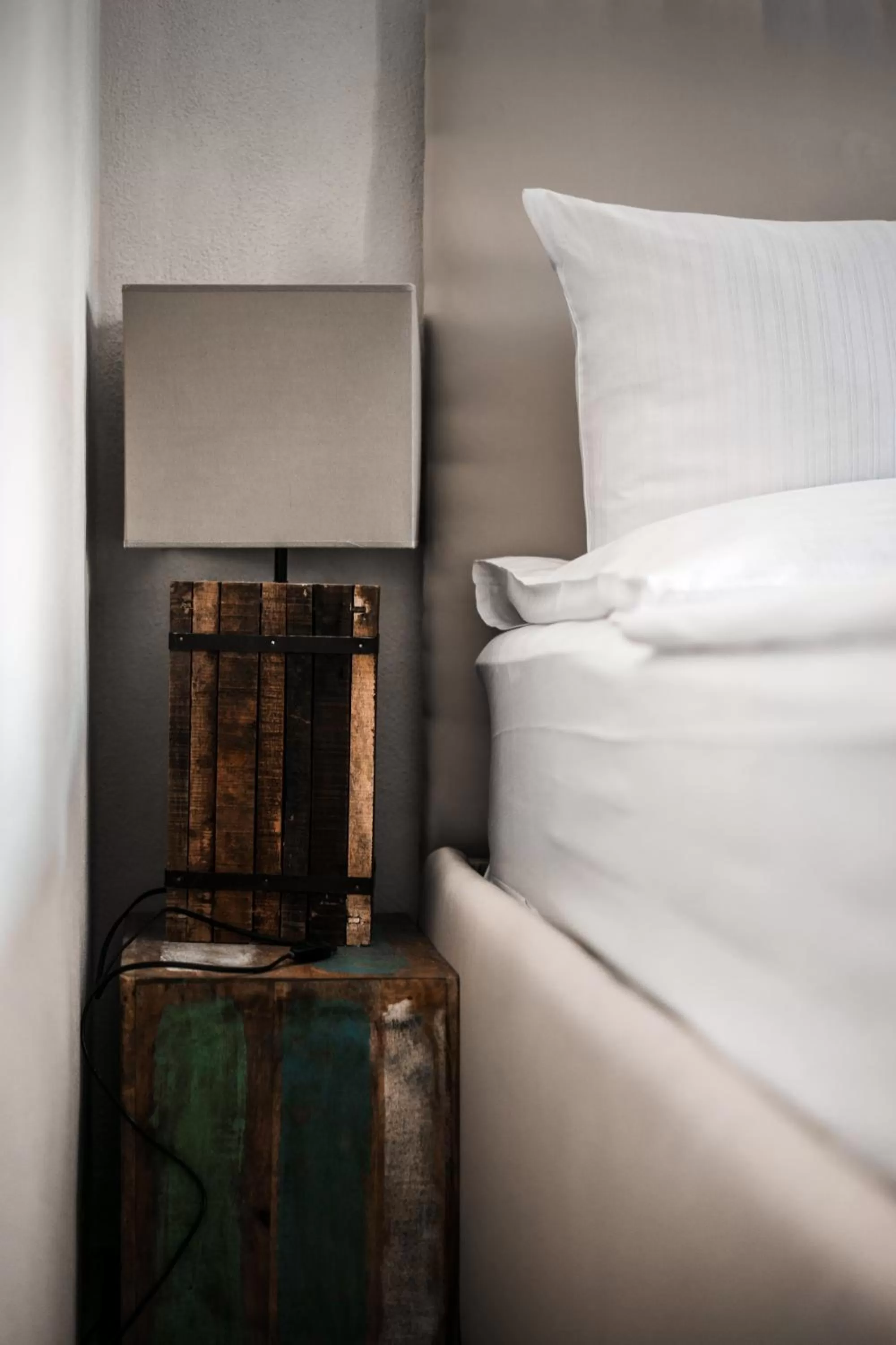 Decorative detail, Bed in Hotel Rote19