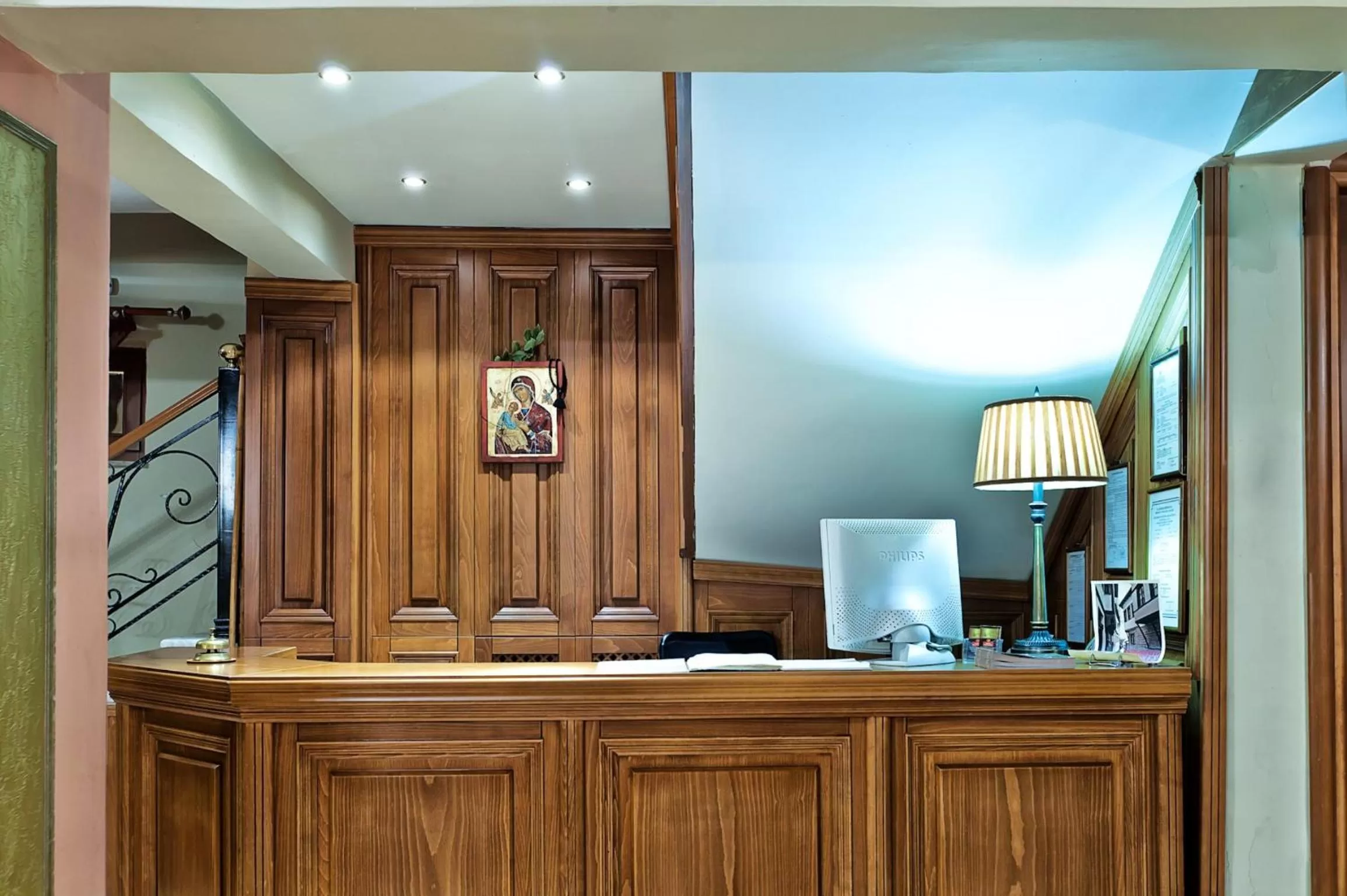 Lobby or reception in Anastassiou Hotel - Bike and motorcycle friendly hotel