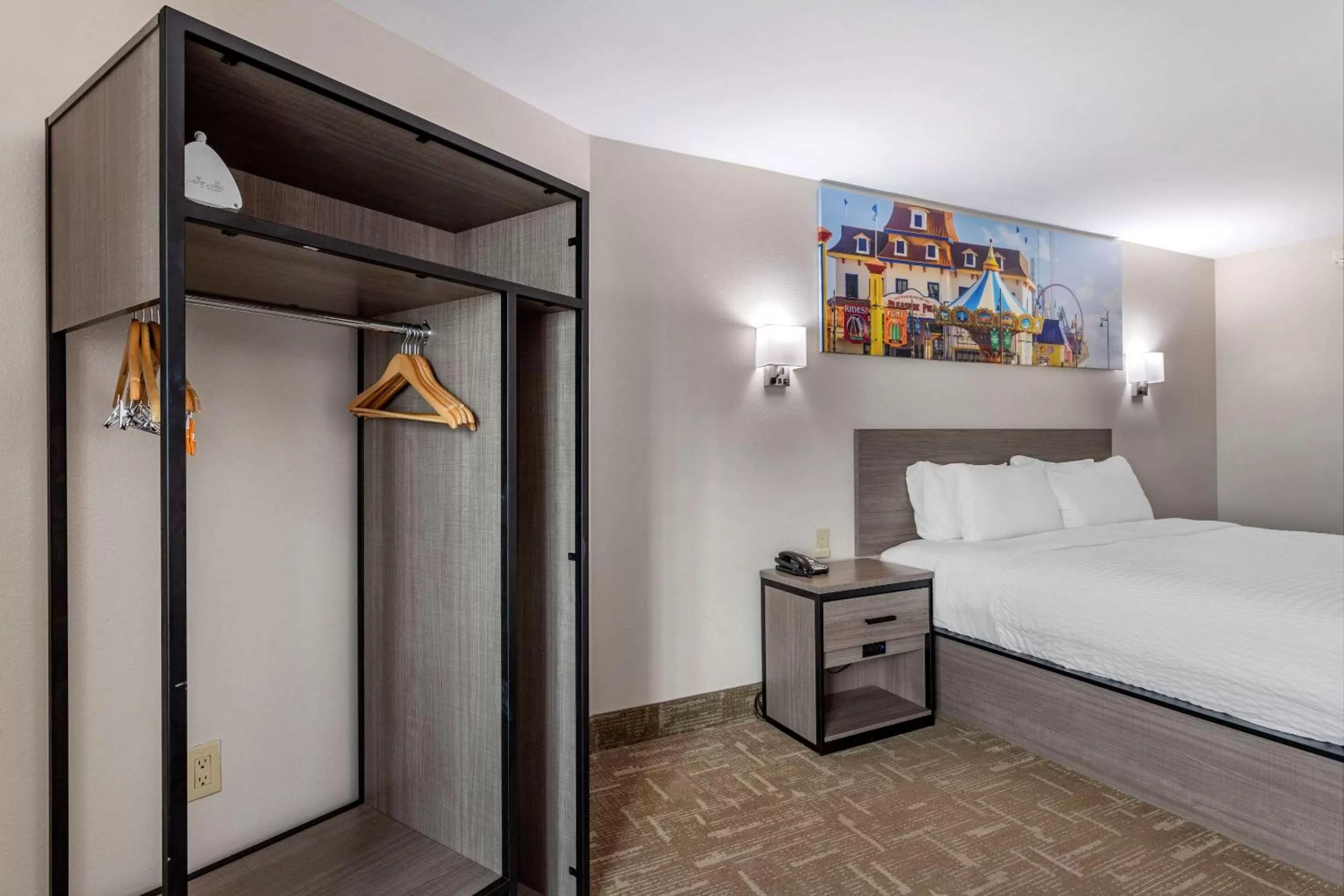 Bedroom in Clarion Pointe Galveston Seawall