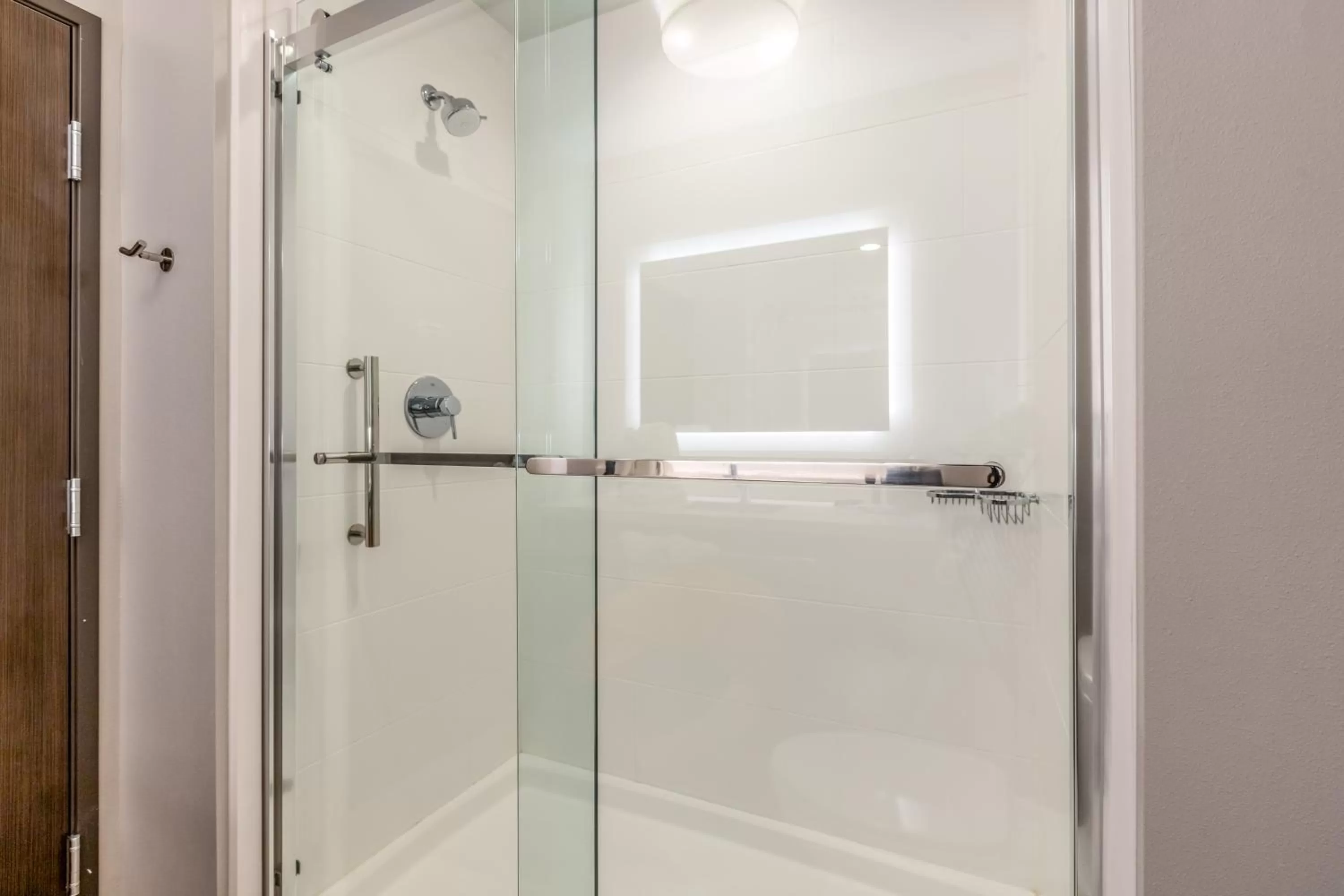 Shower in Hawthorn Extended Stay by Wyndham Loveland