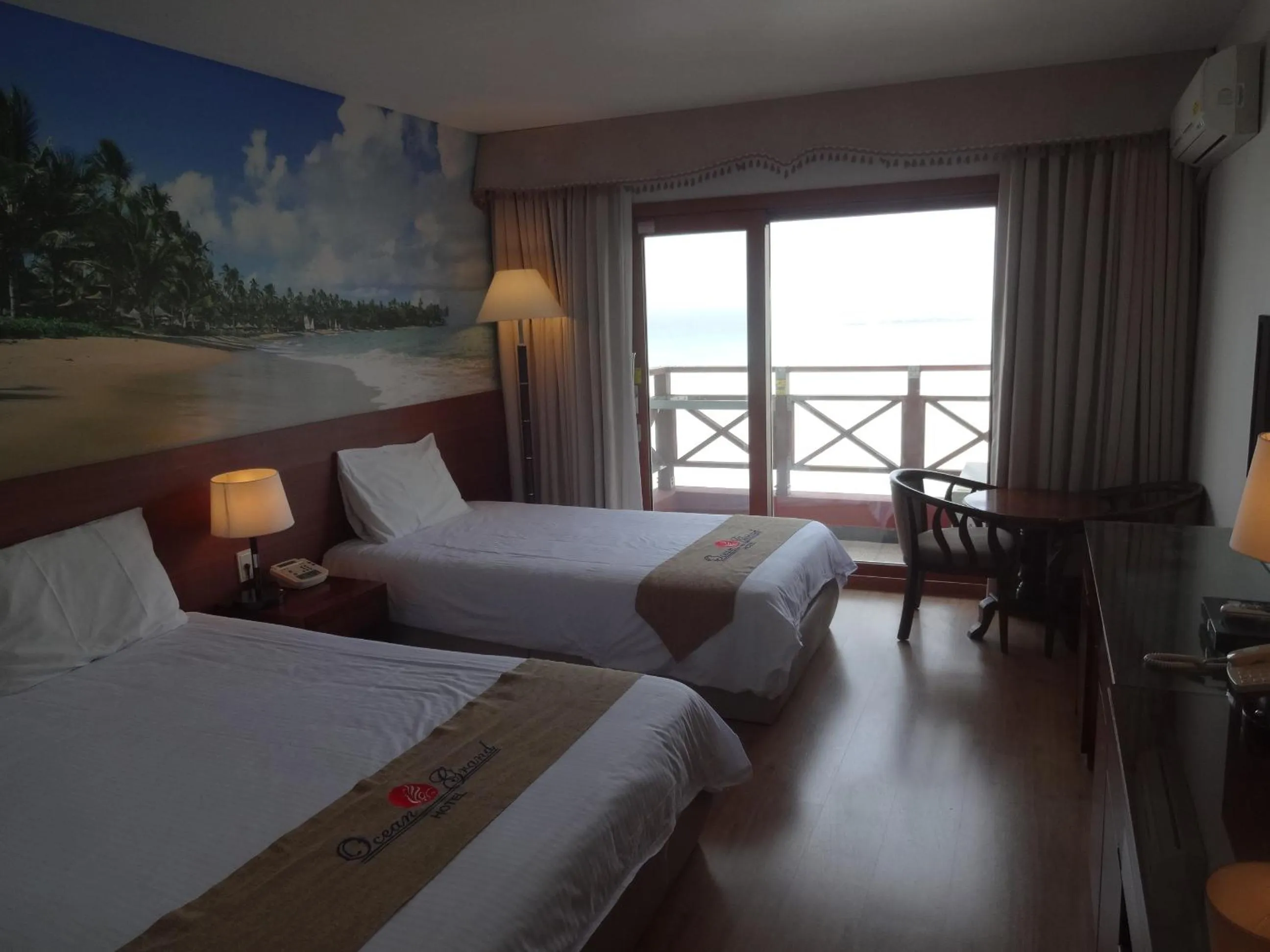 Bed in Ocean Grand Hotel