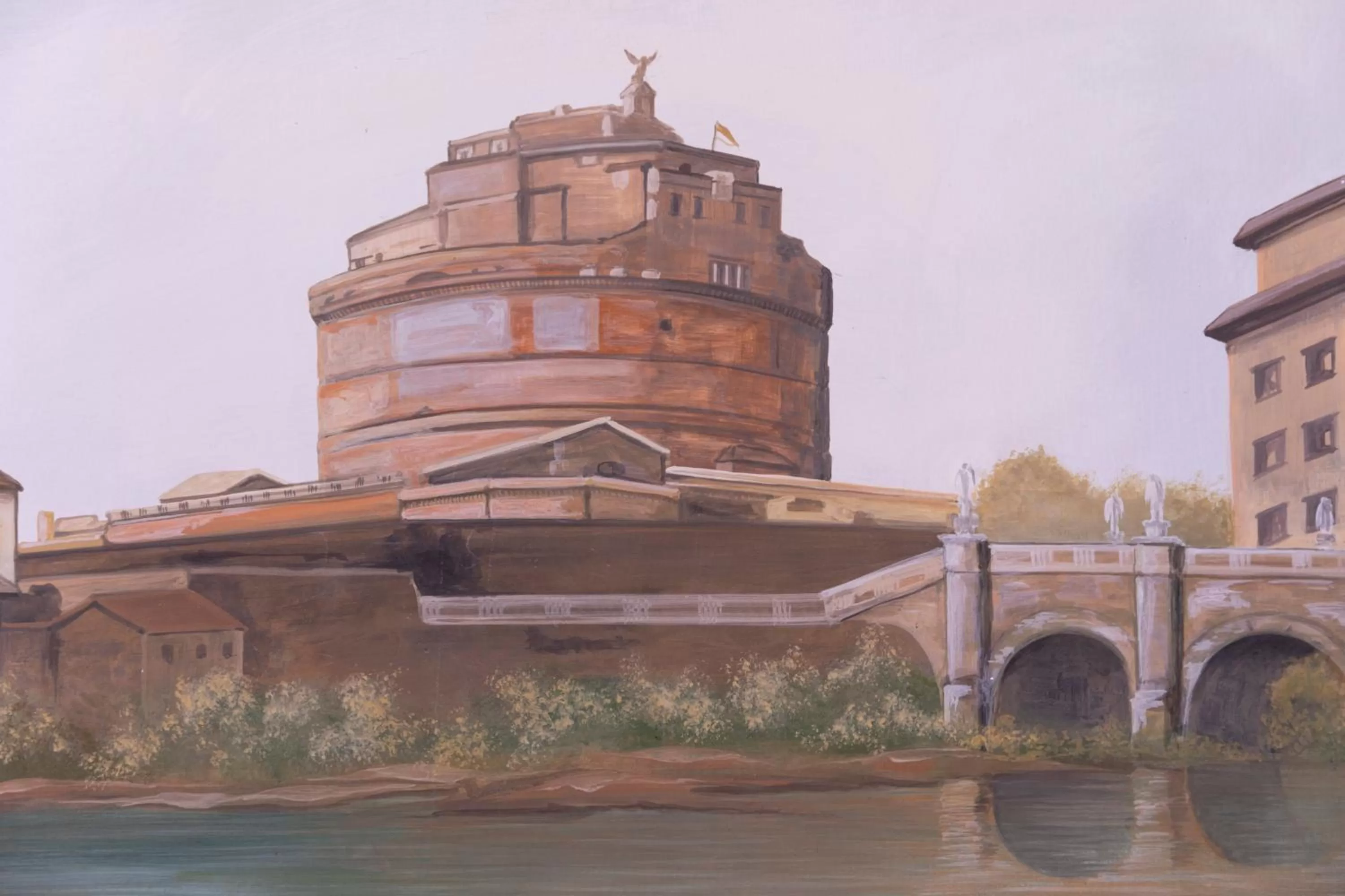 Decorative detail in Suites Trastevere