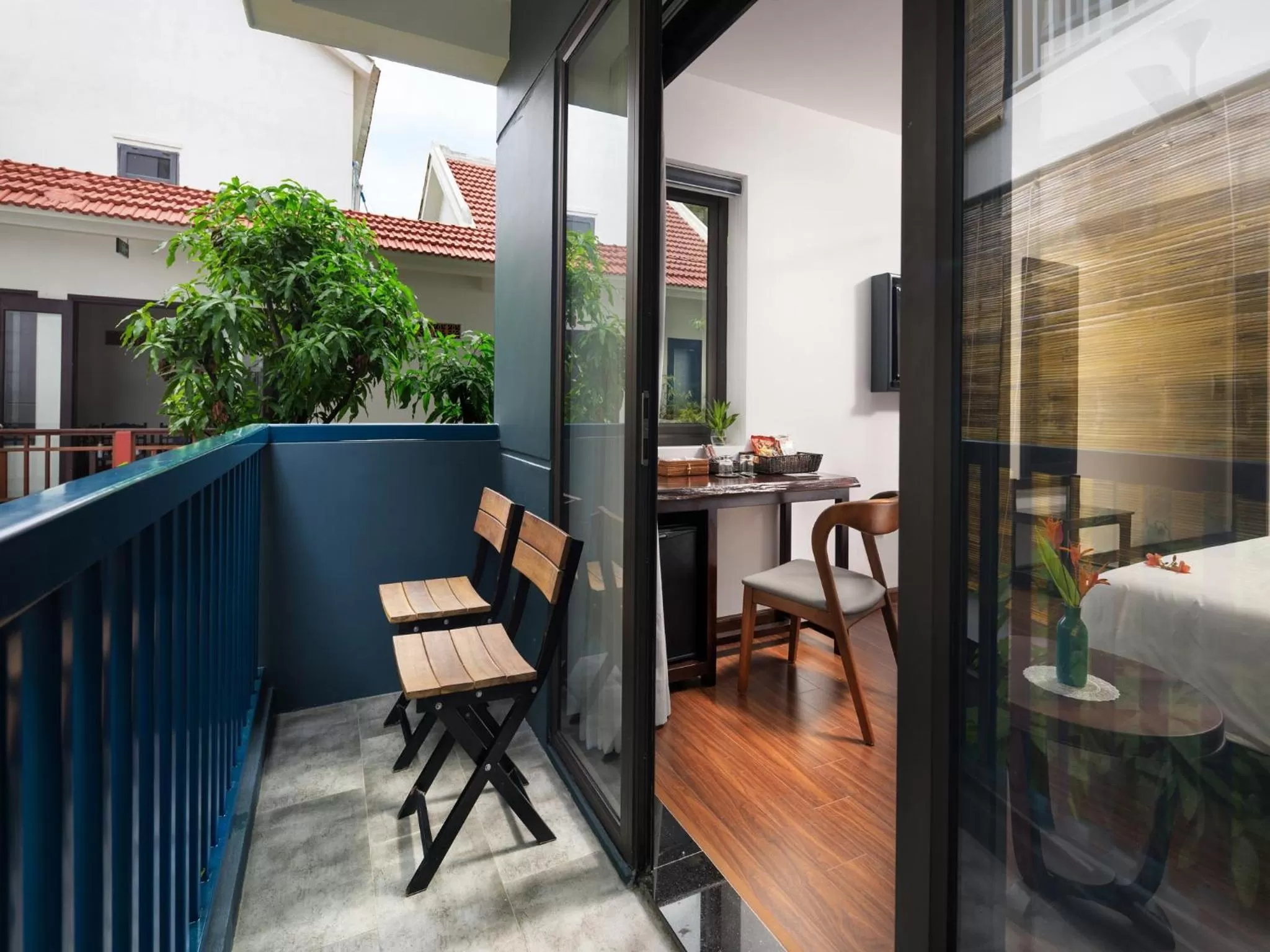 Patio in The Blue Alcove Hotel
