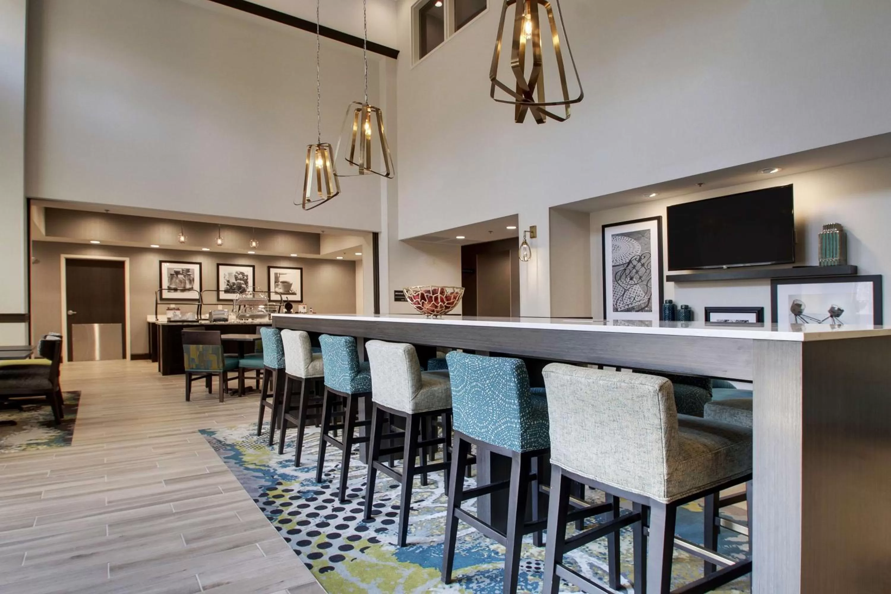 Lobby or reception in Hampton Inn & Suites By Hilton Knightdale Raleigh