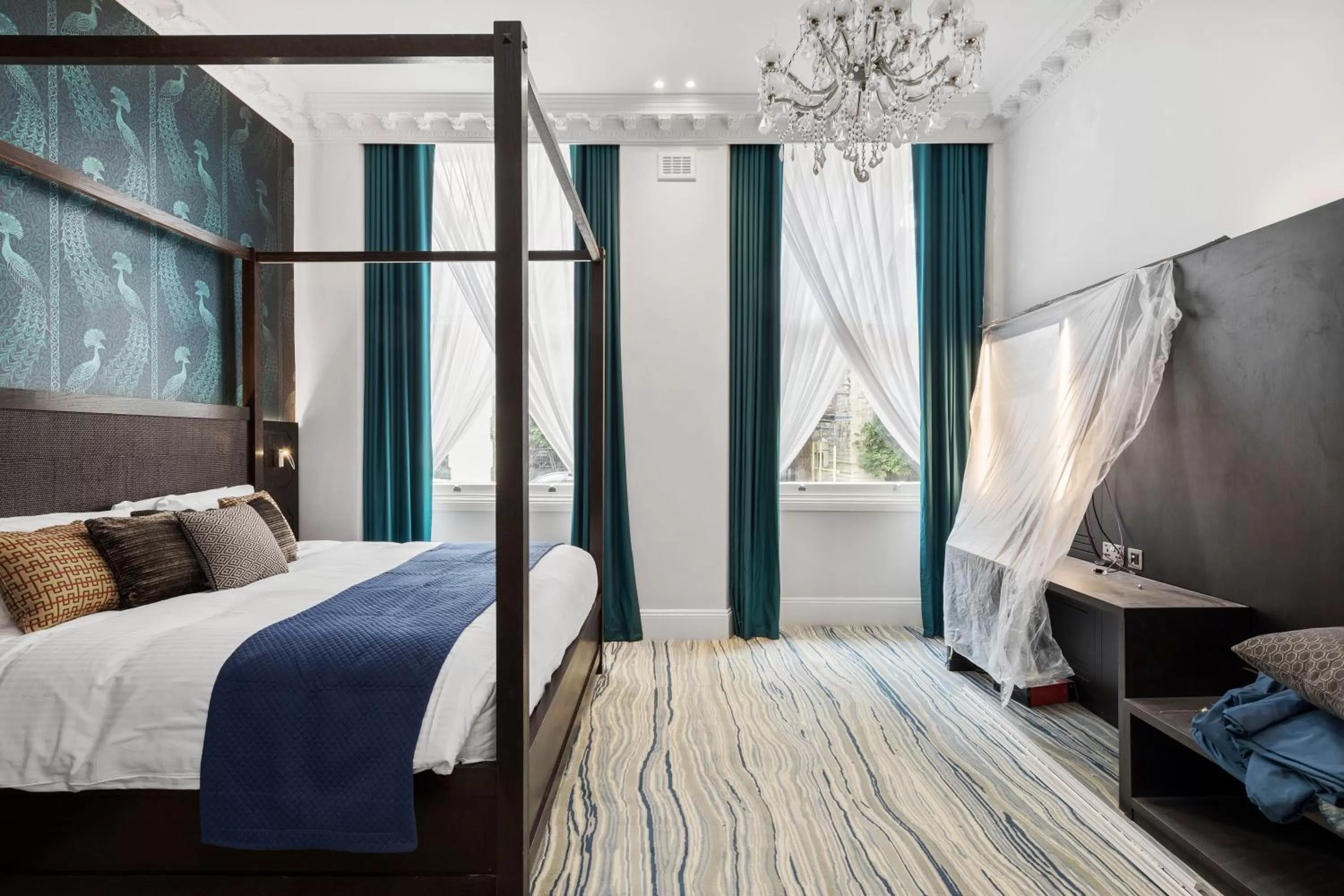 Bed in Commodore Hotel