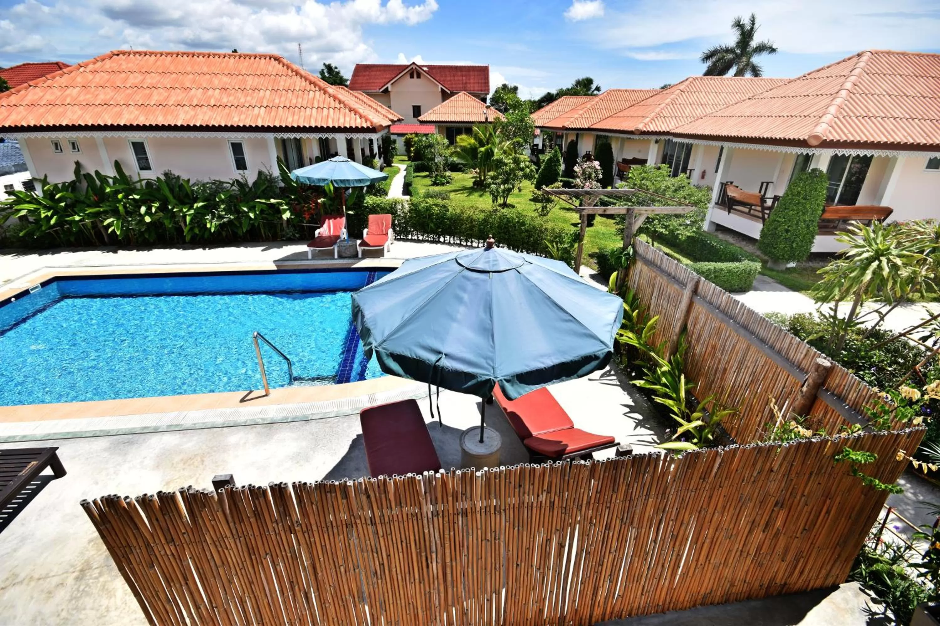 Pool view in Baan Opun Garden Resort