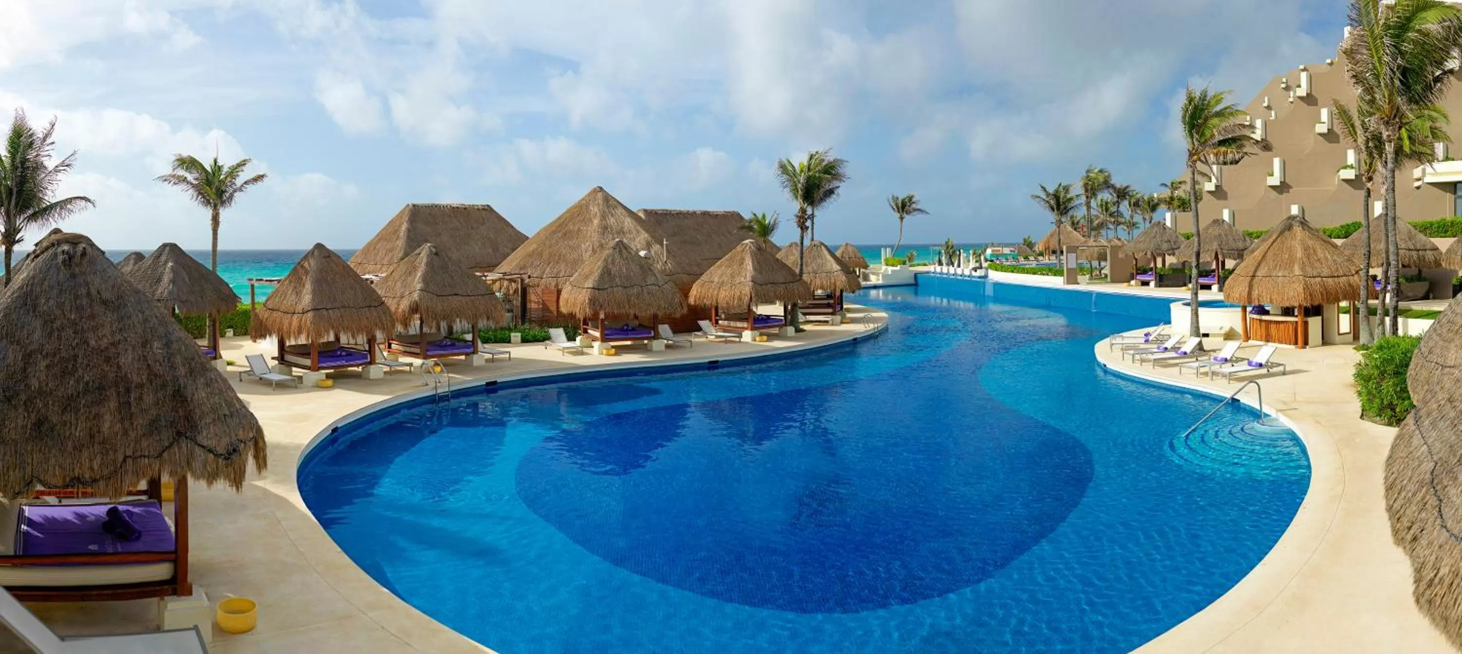 Pool view in Paradisus Cancun All Inclusive