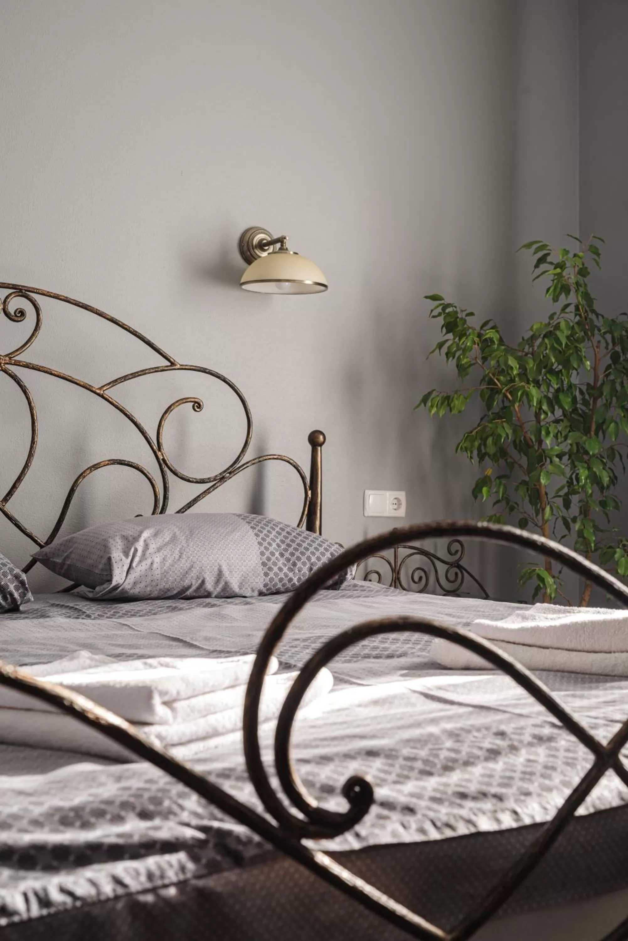 Bed in Ermitazh Hotel Complex