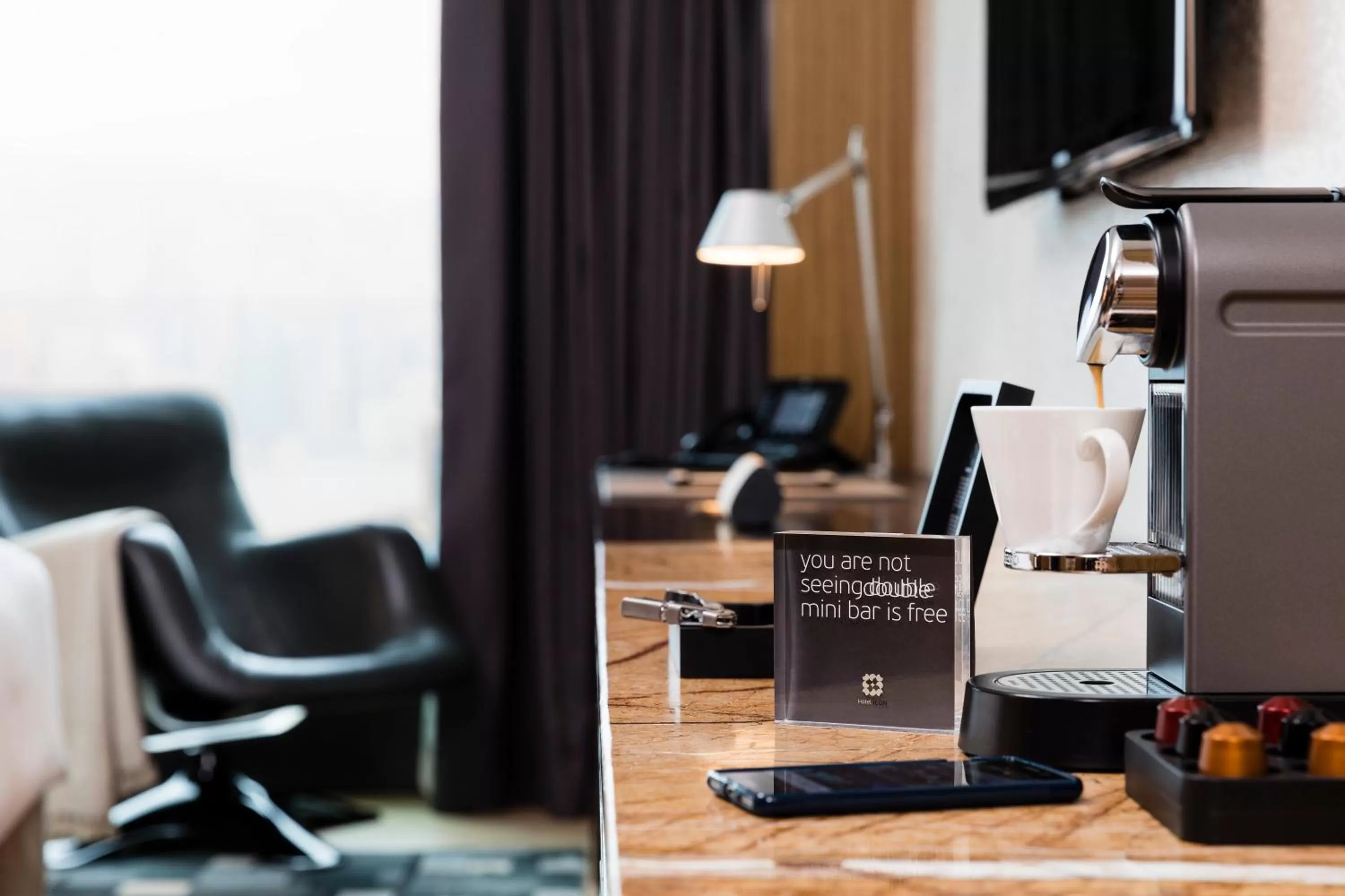 Coffee/tea facilities in Hotel ICON