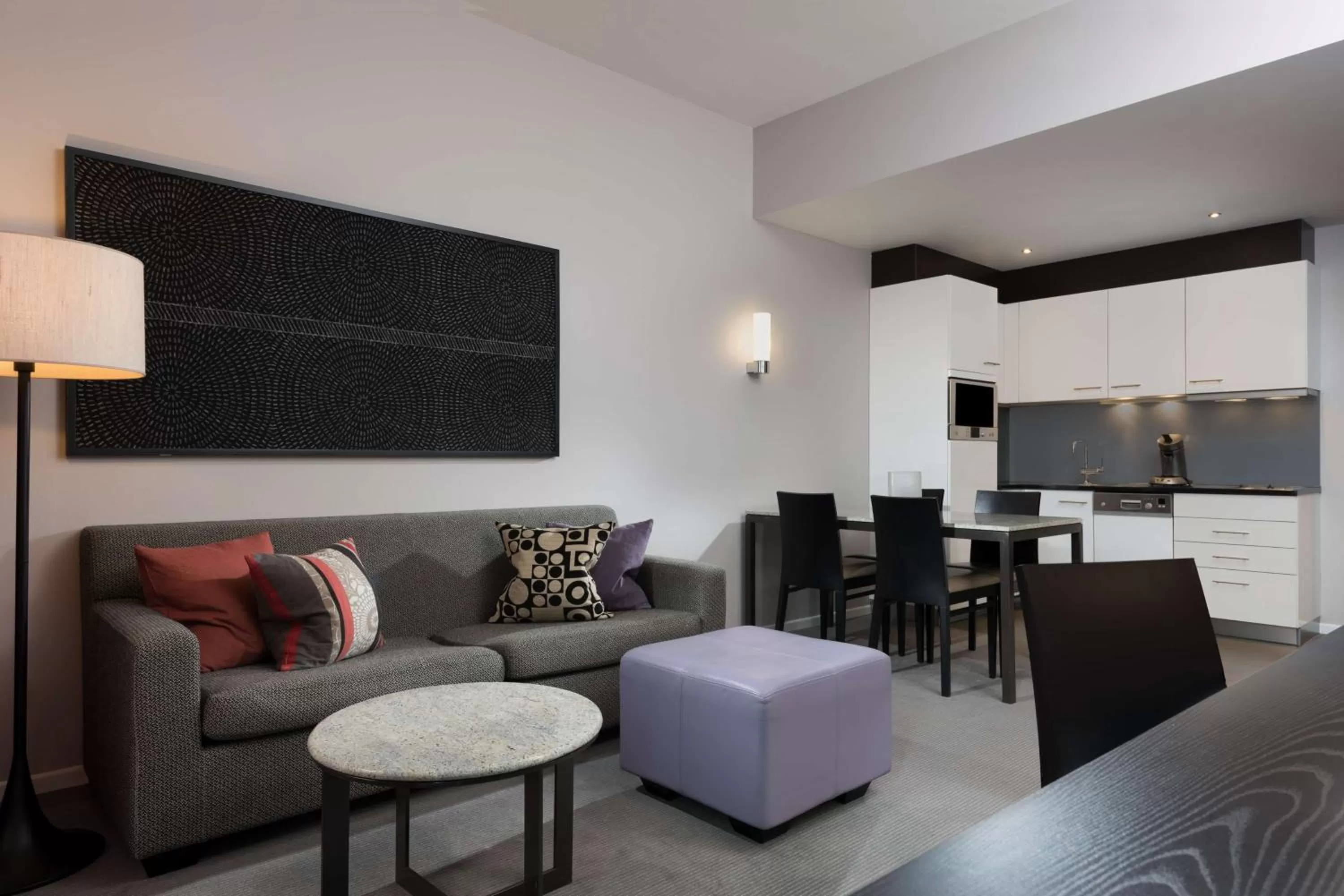 Bedroom in Adina Apartment Hotel Frankfurt Neue Oper