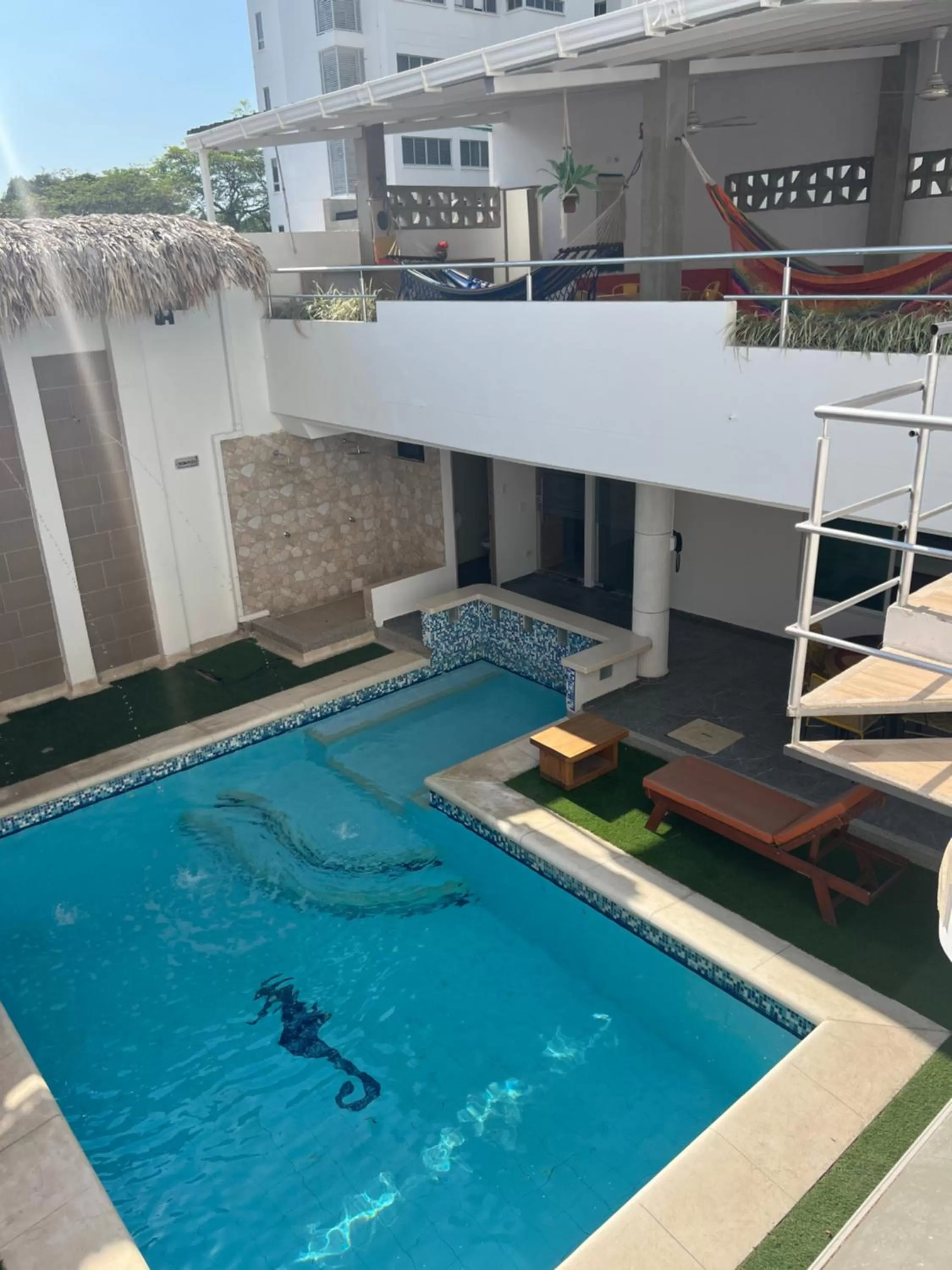 Swimming pool in Hotel Boutique Casa chunuu Santa Marta