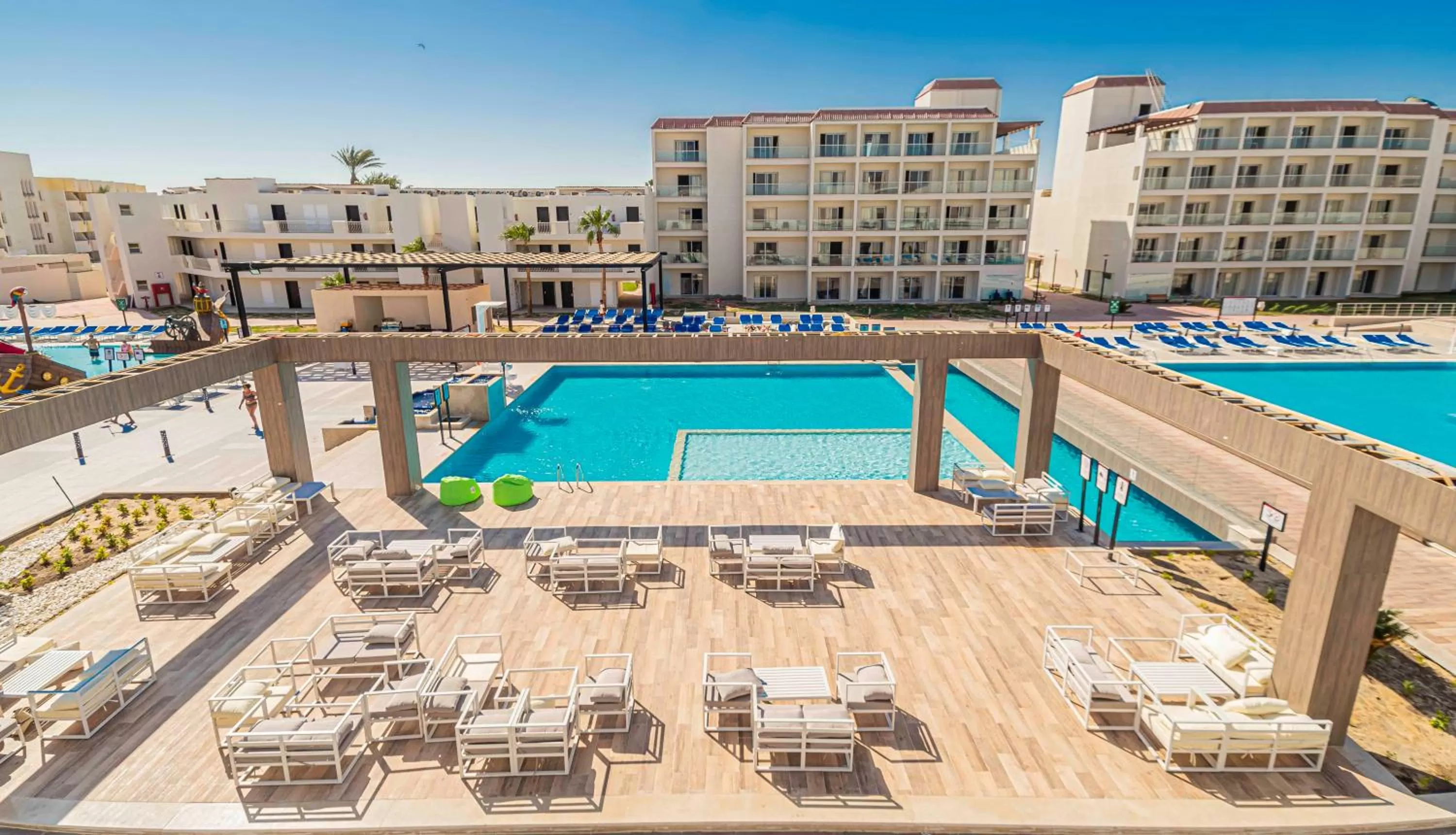 Pool view in Amarina Abu Soma Resort & Aquapark