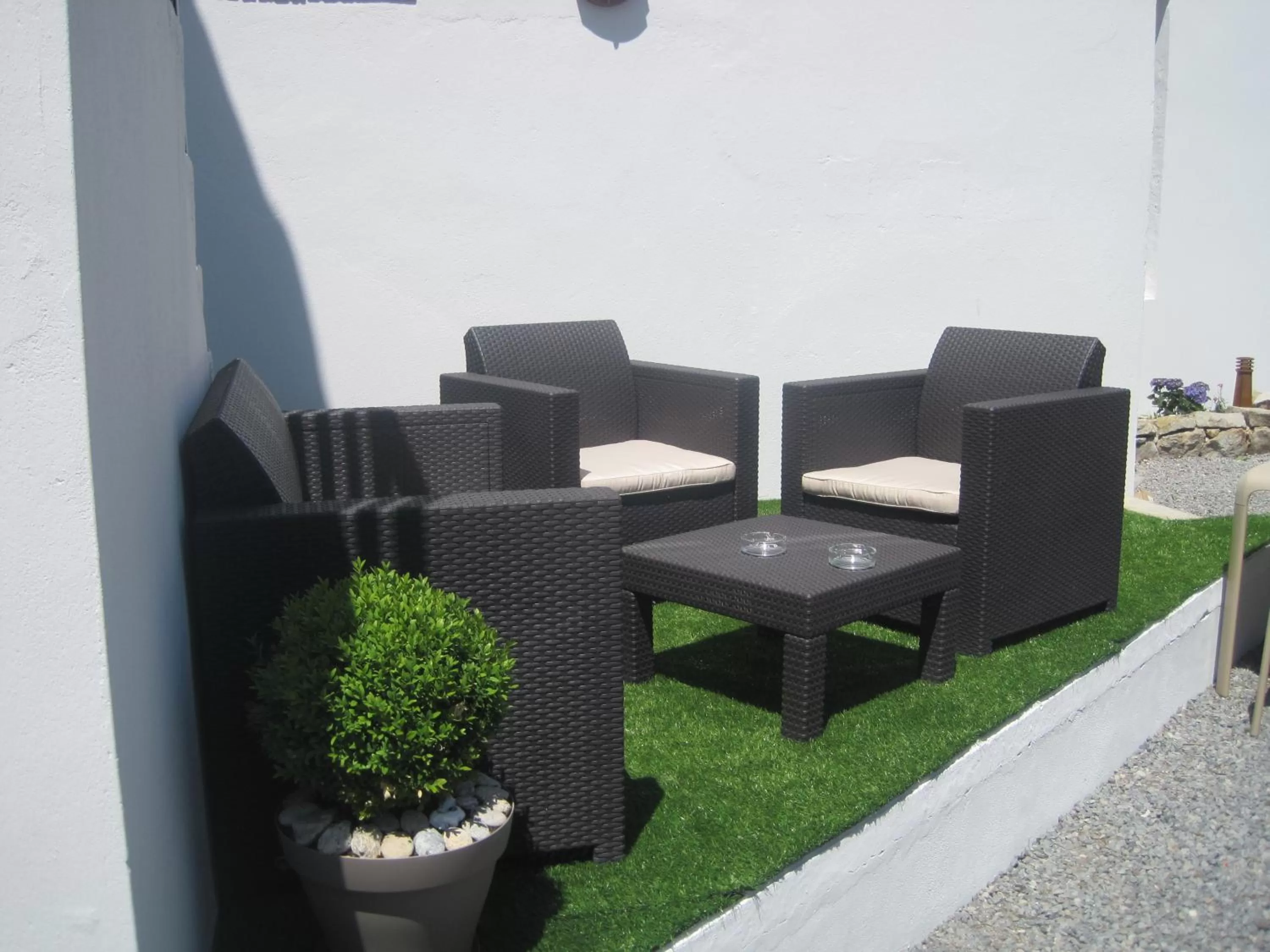 Patio in Hôtel des Marais Salants