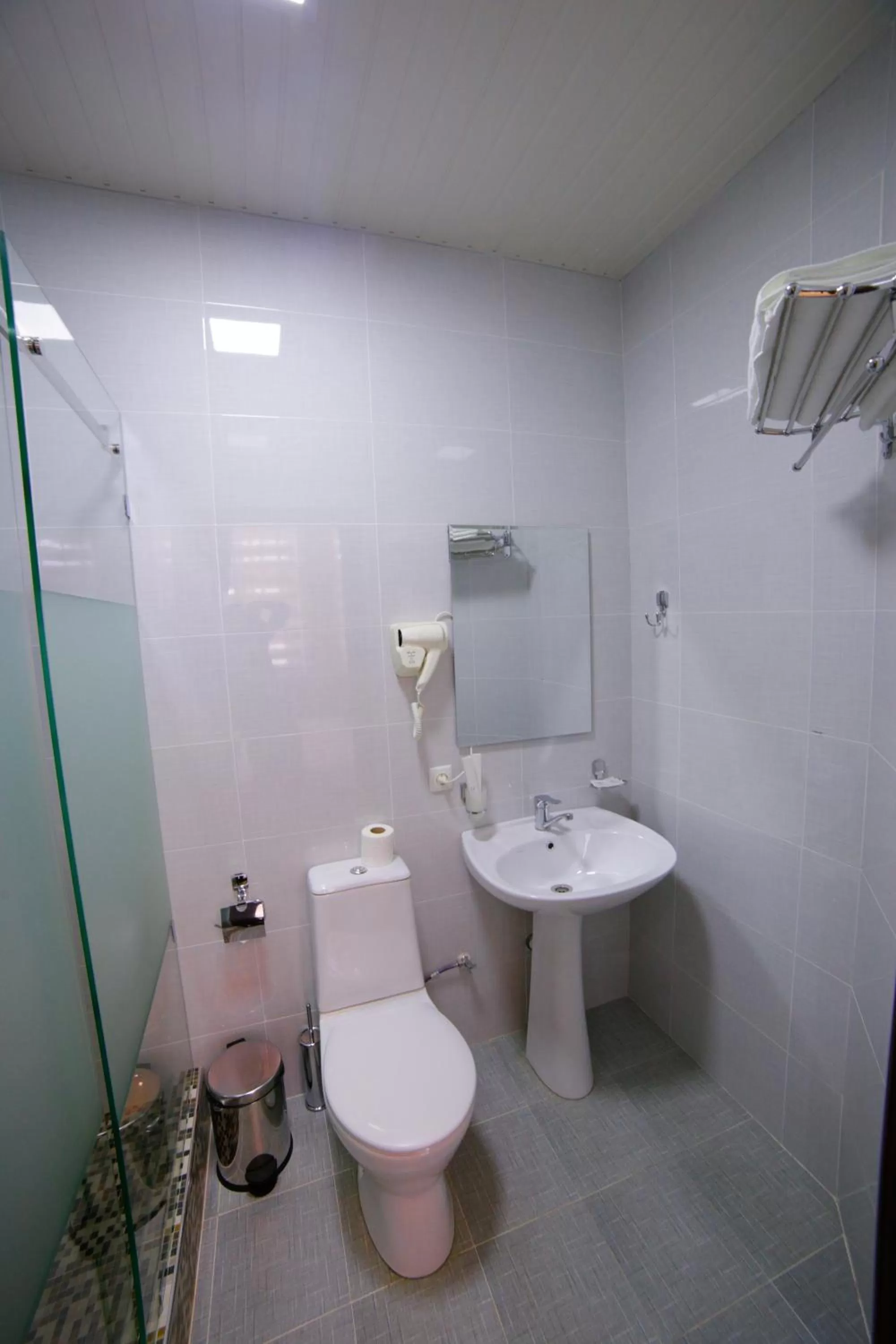 Toilet in Alliance Hotel Tashkent