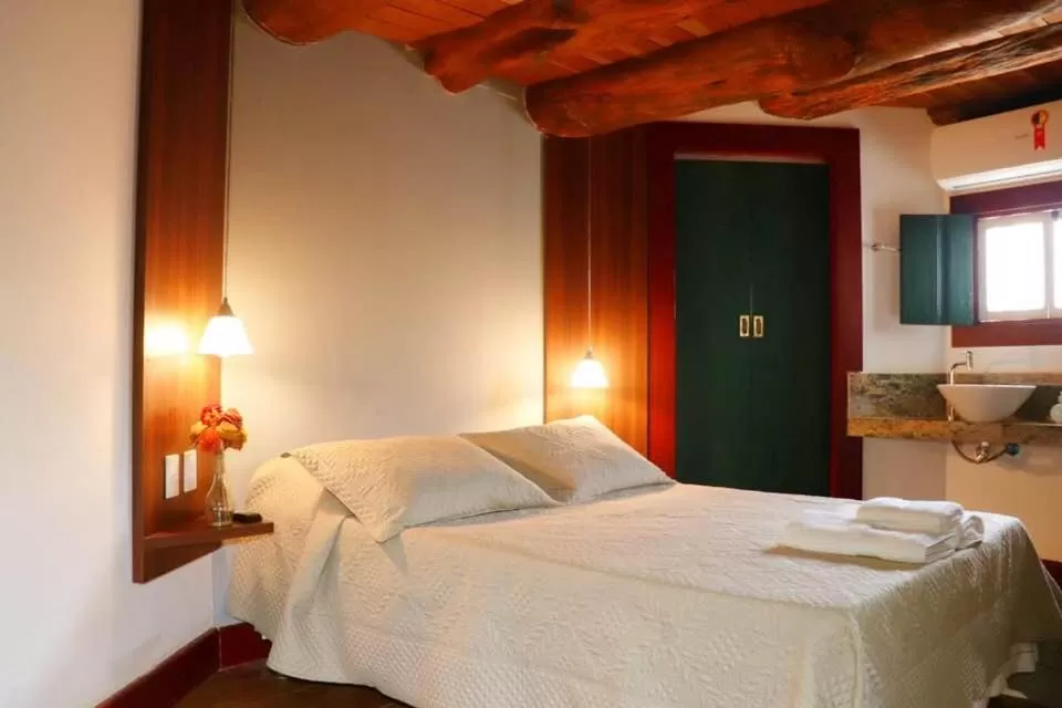 Bed in Pousada Travessia - Minas Gerais