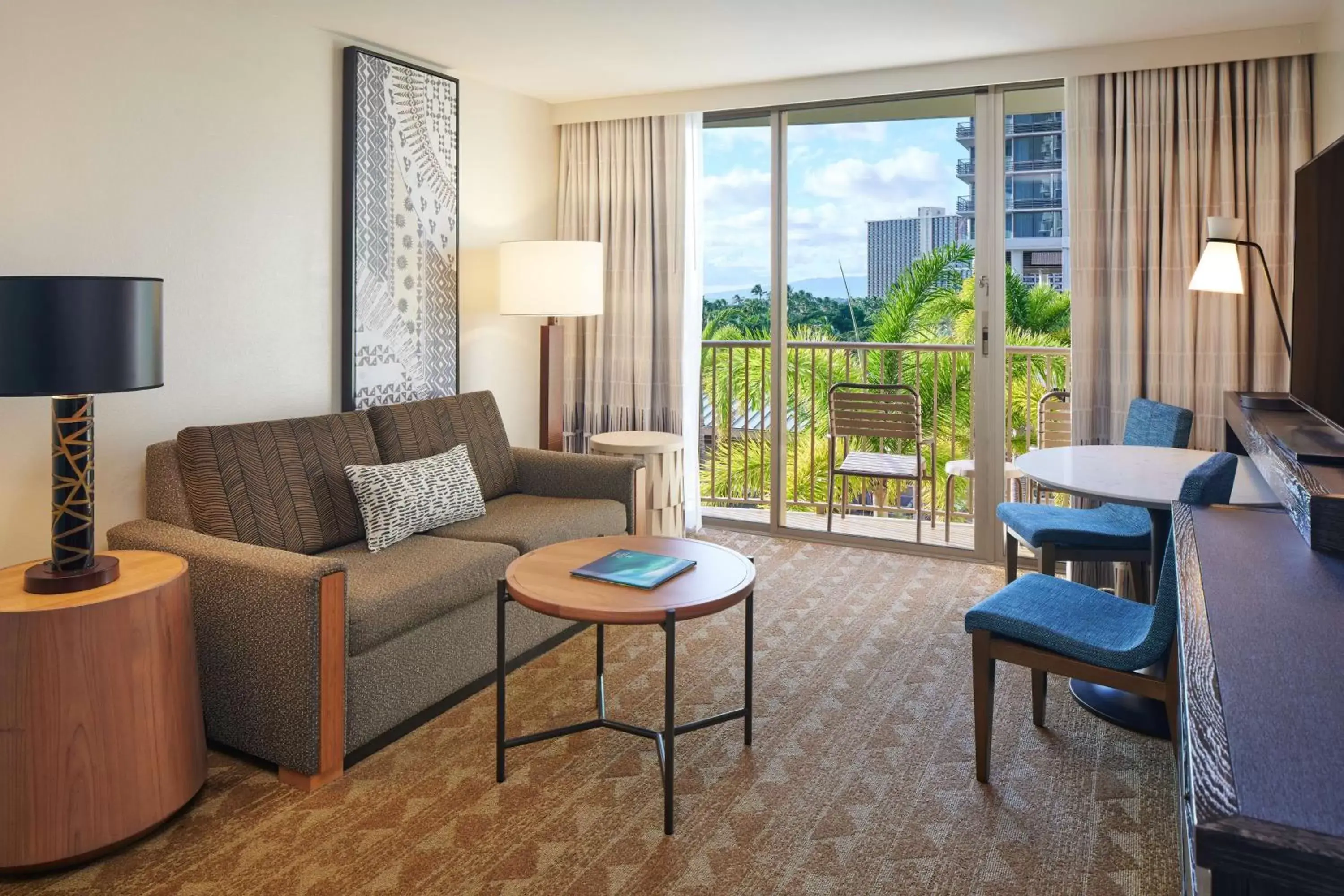 Two Bedroom Suite with Pool View in Embassy Suites by Hilton Waikiki Beach Walk Two Bedroom Suite with Pool View in Embassy Suites by Hilton Waikiki Beach Walk