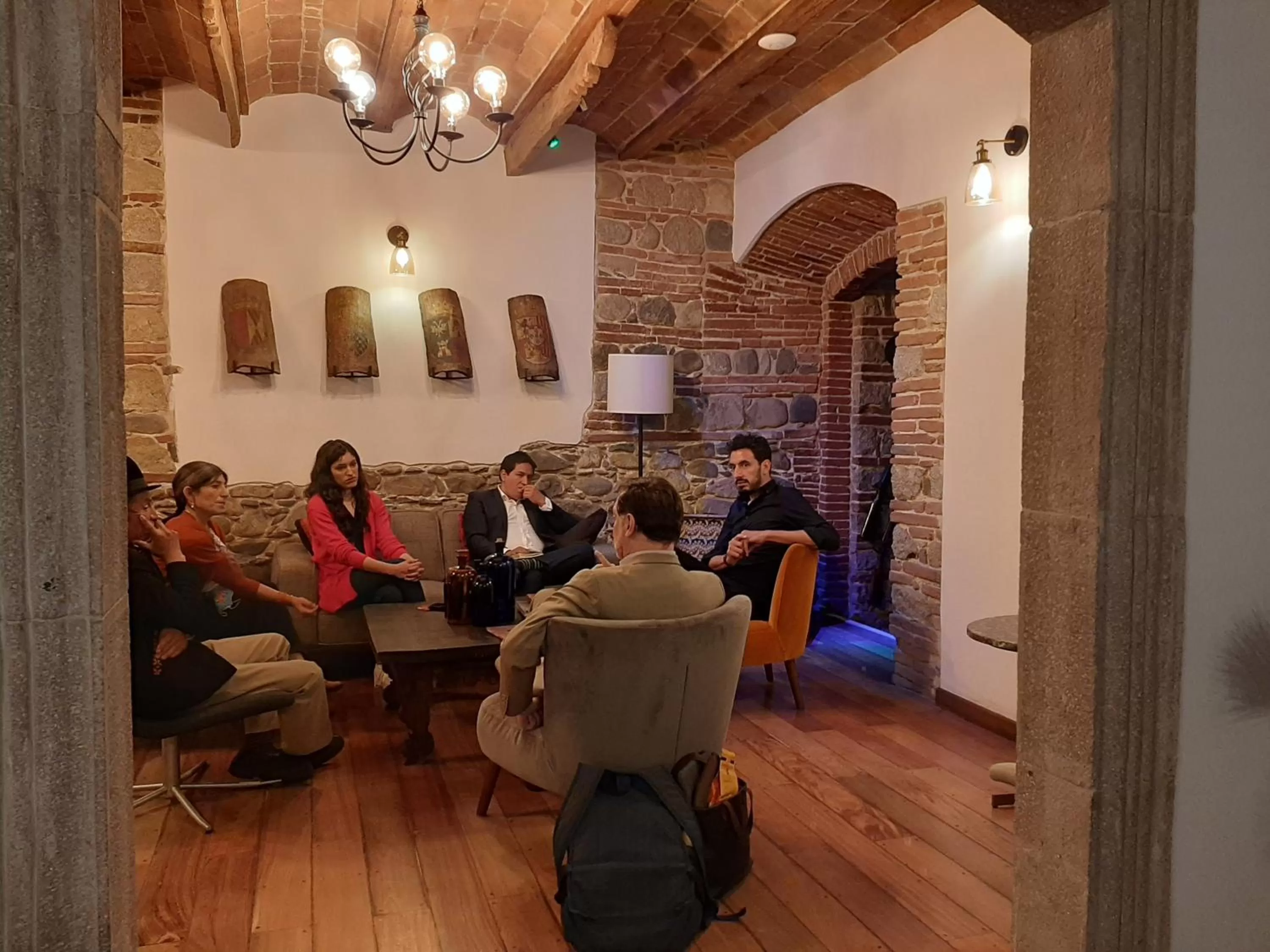 Lounge or bar in La Casona Hotel Boutique