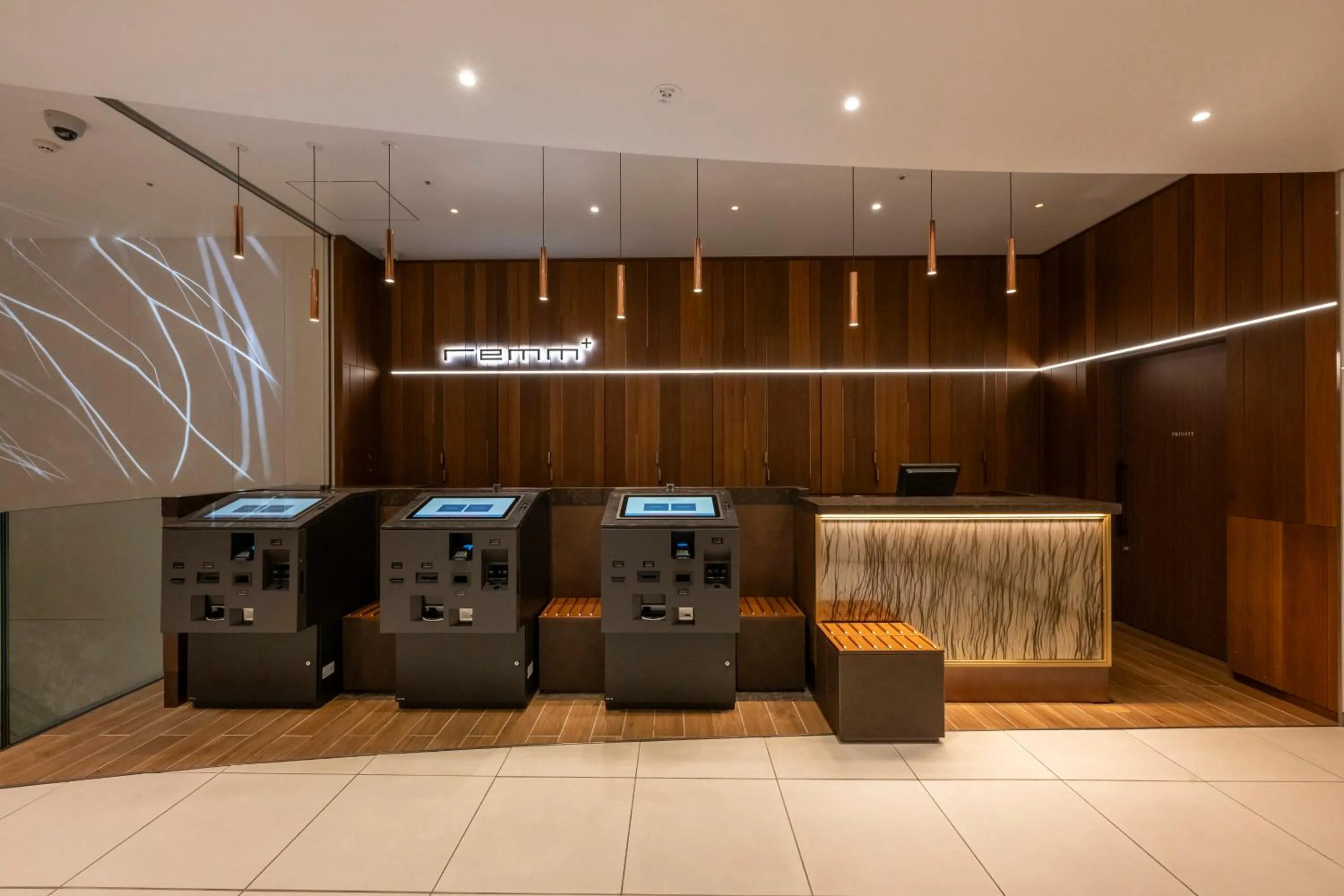 Lobby or reception in remm plus Ginza