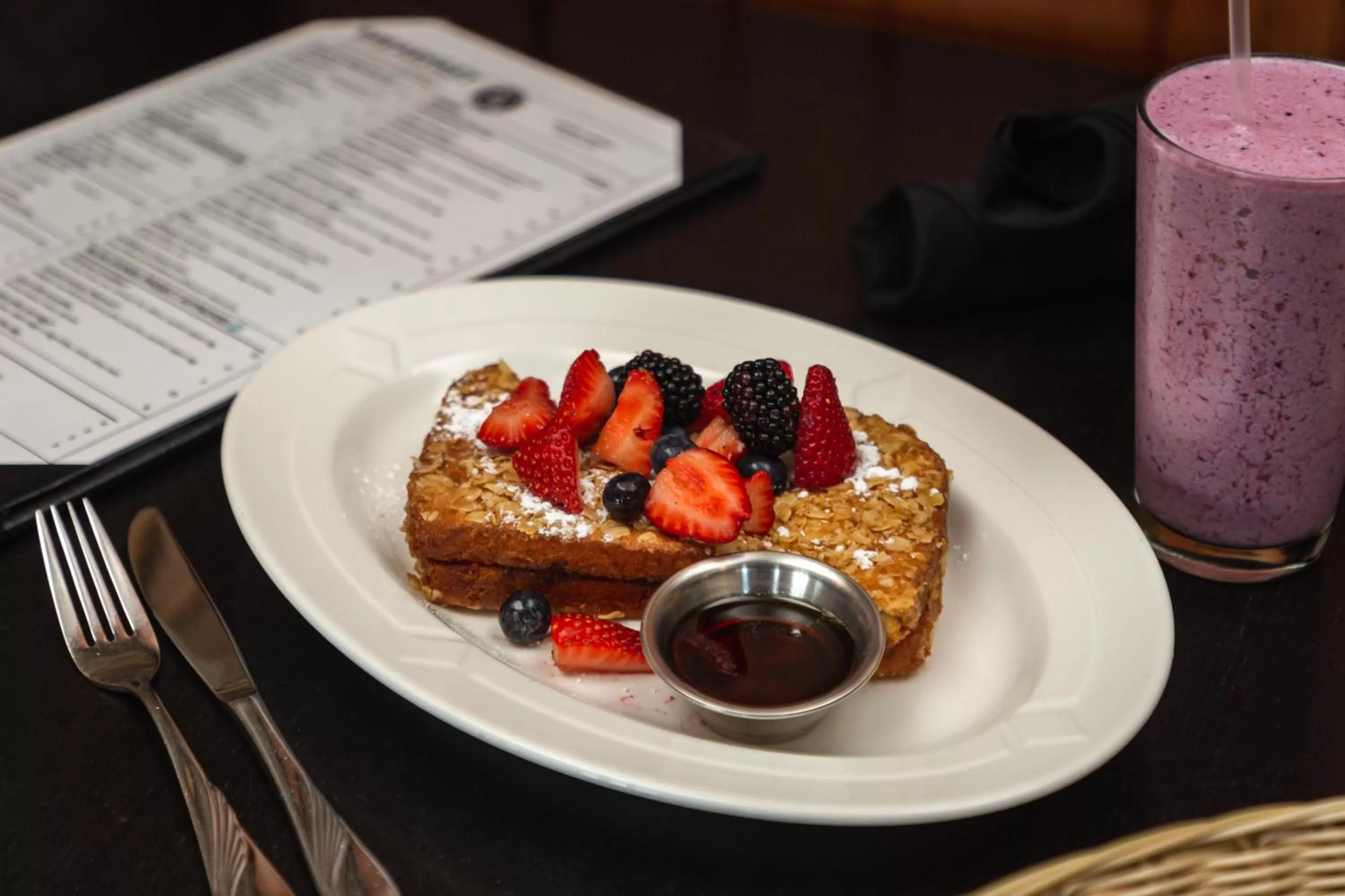 American breakfast in Running Y Ranch Golf & Spa Resort