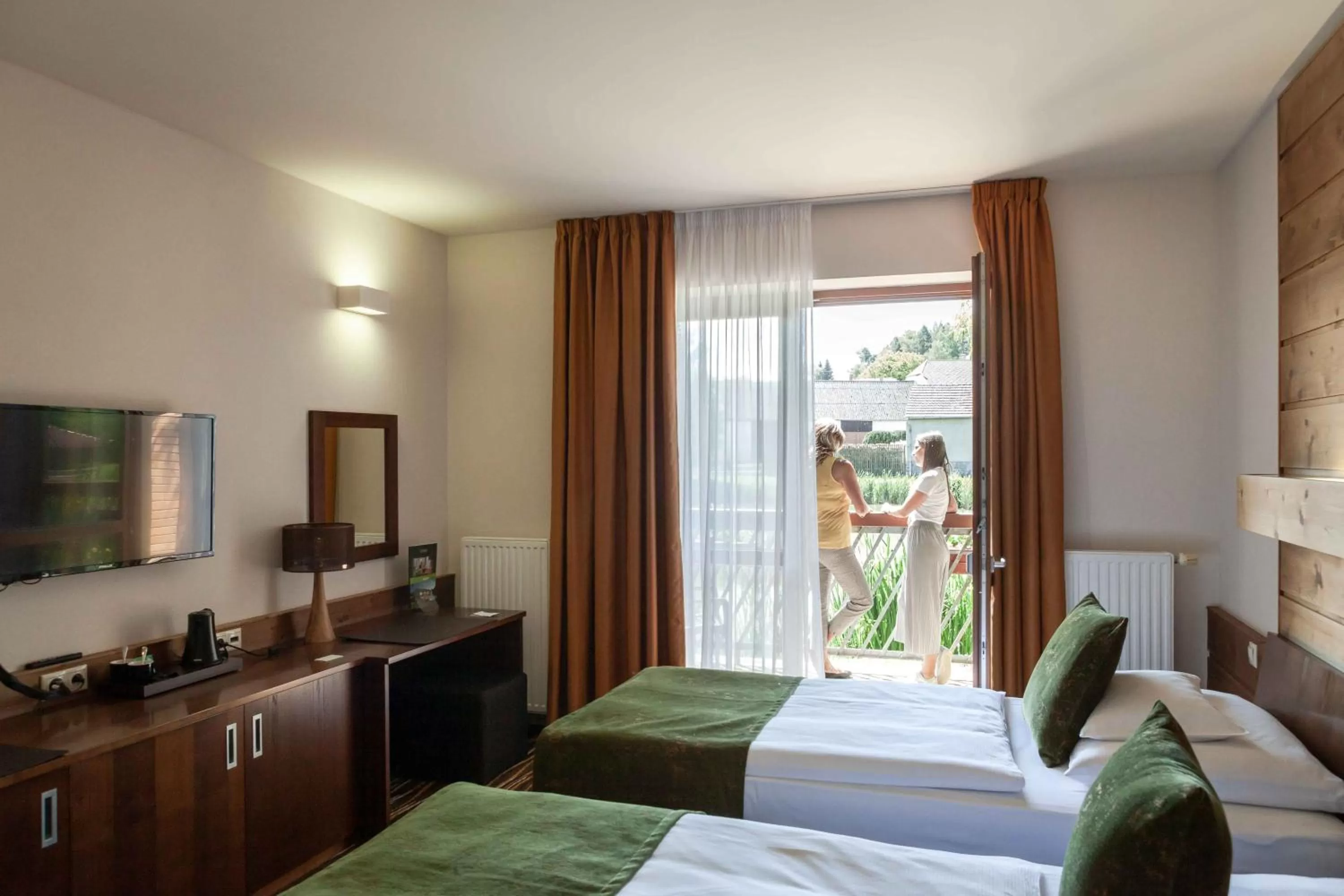 Bed in Equitana Hotel Resort