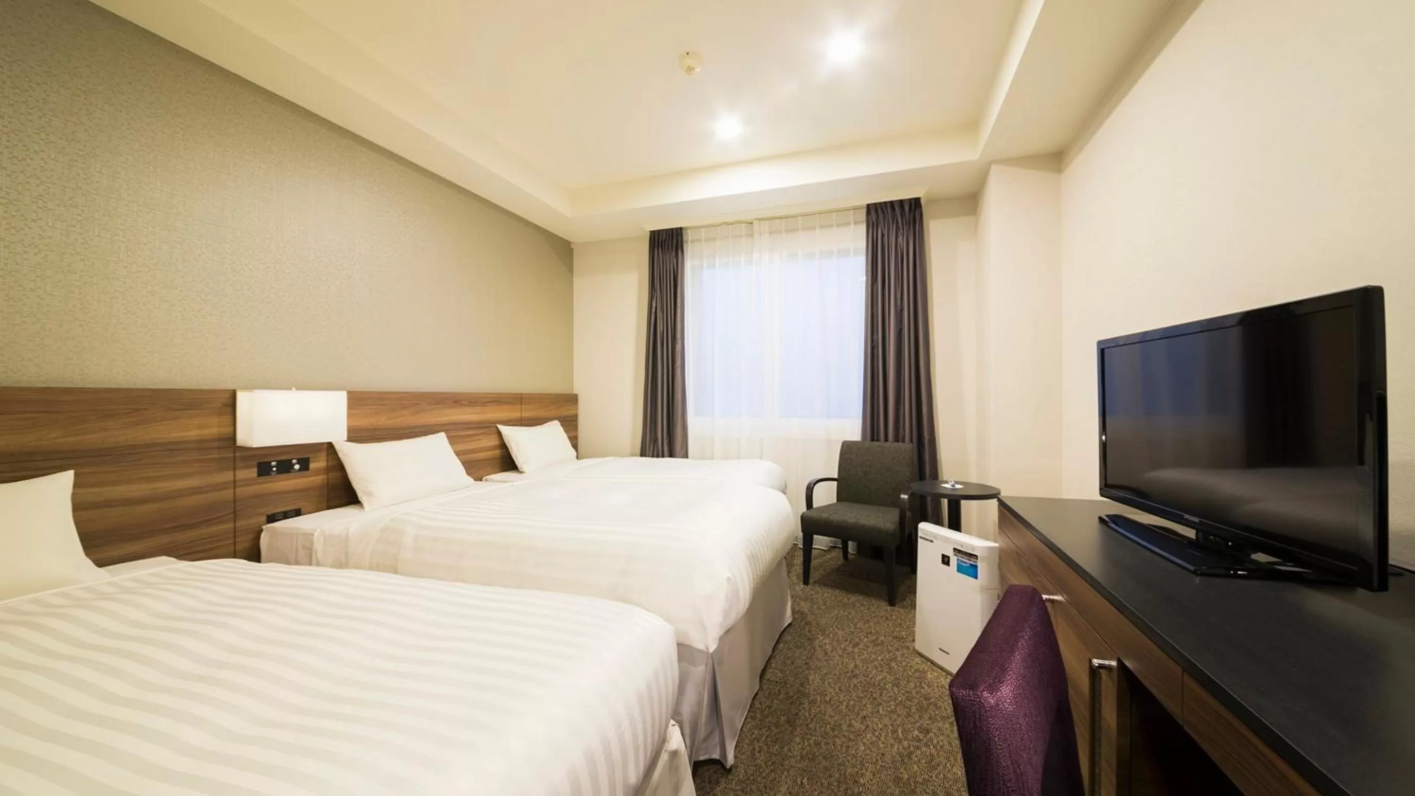 Bed in JR-East Hotel Mets Mito