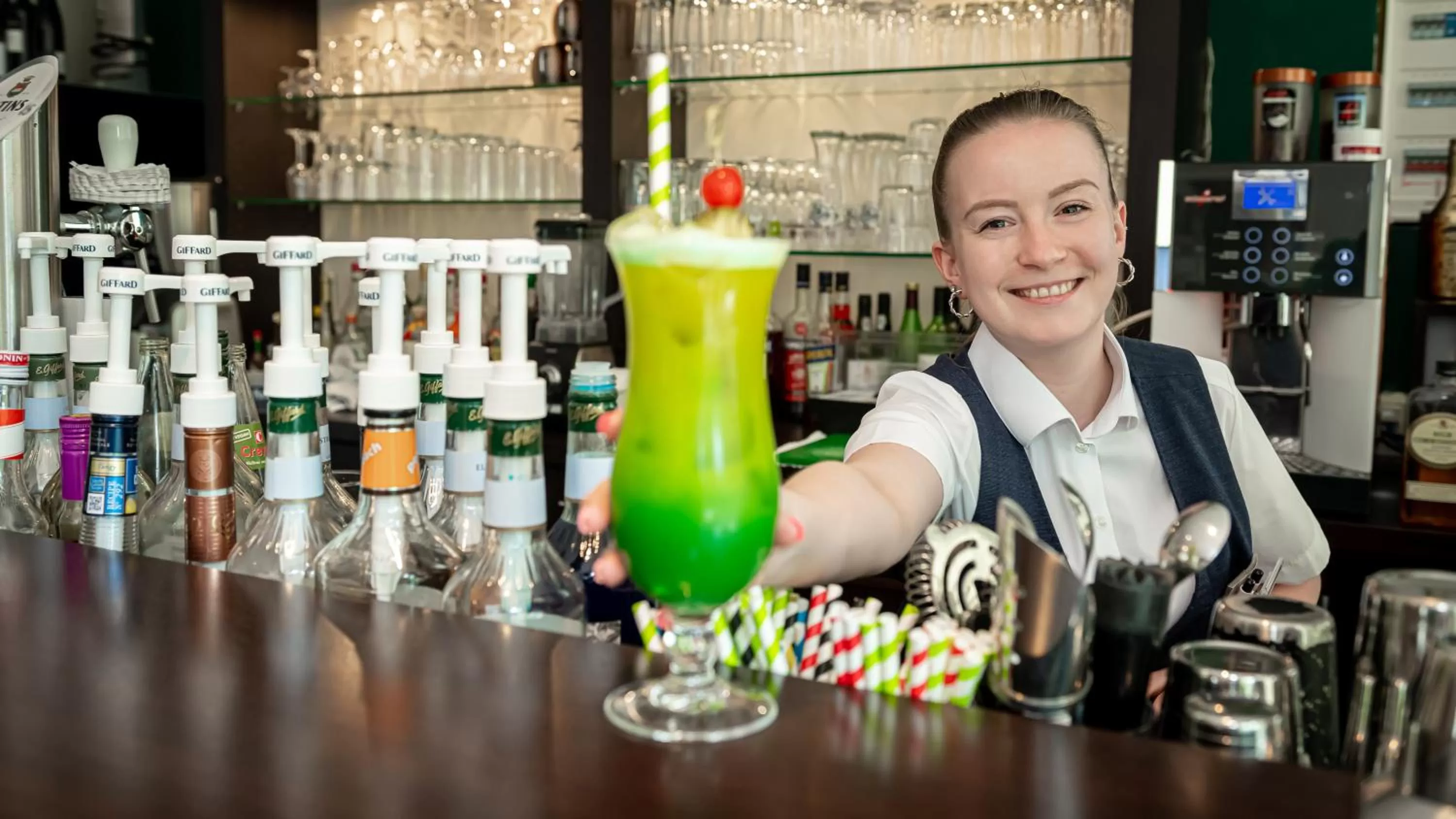 Lounge or bar in Familien Apartmenthotel Panoramic