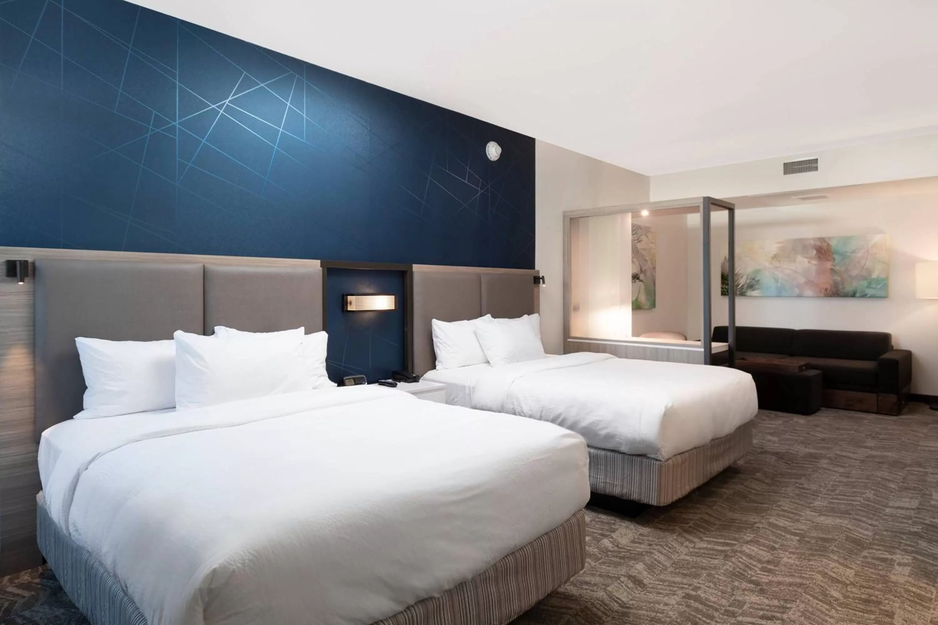 Photo of the whole room, Bed in SpringHill Suites by Marriott Cape Canaveral Cocoa Beach