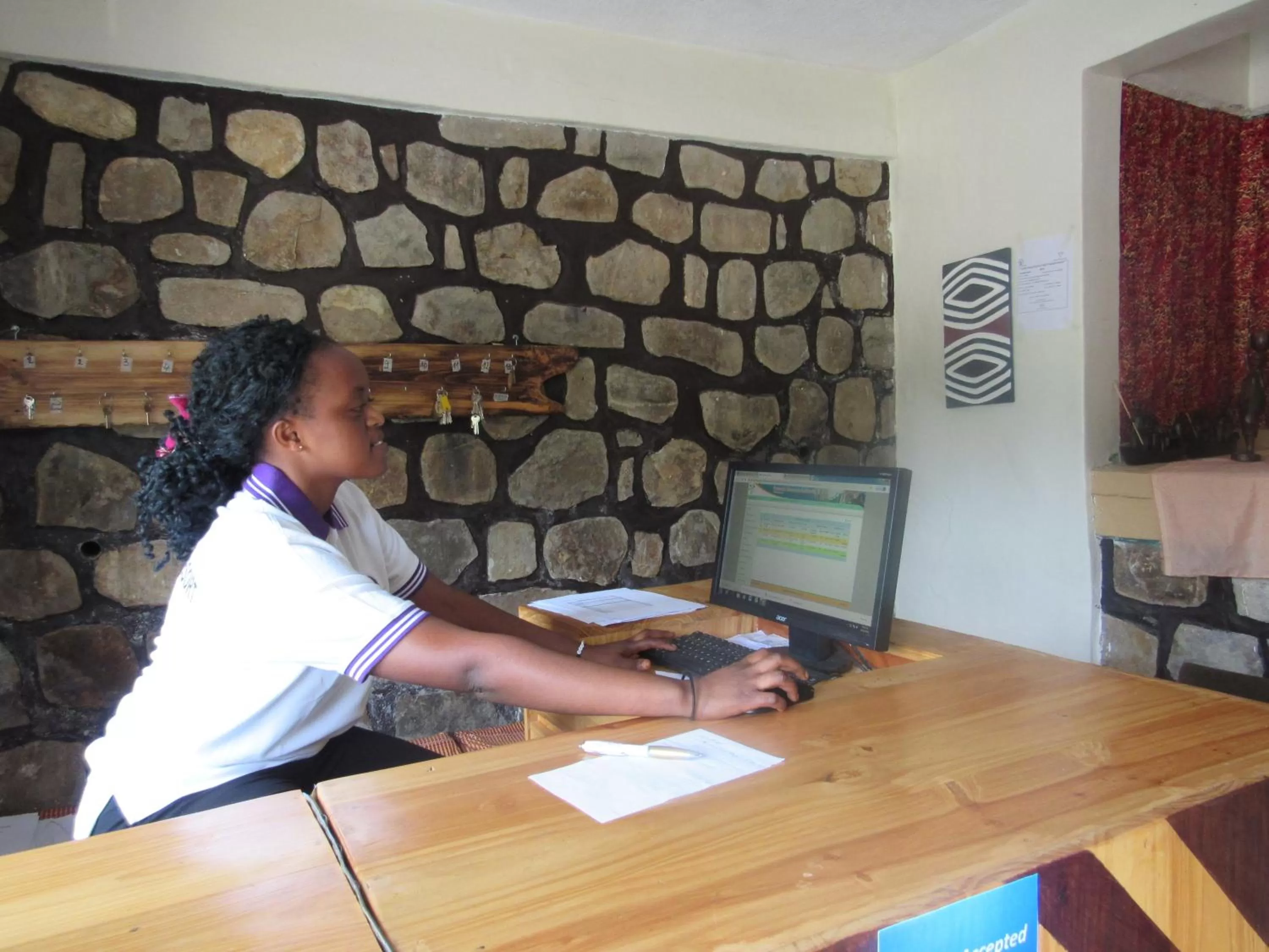 Staff in Rebero Kivu Resort