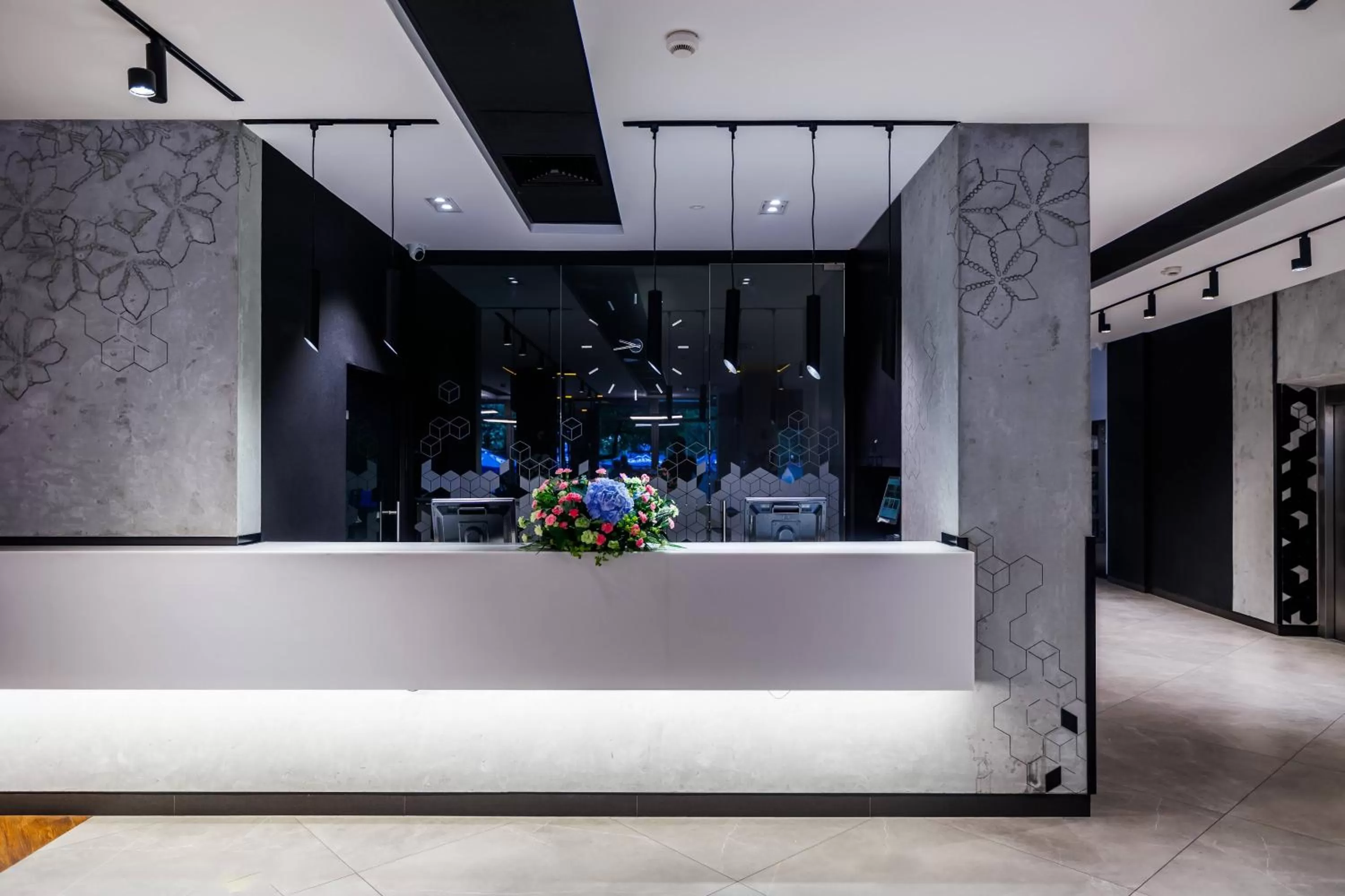 Lobby or reception in Hotel Wyspiański