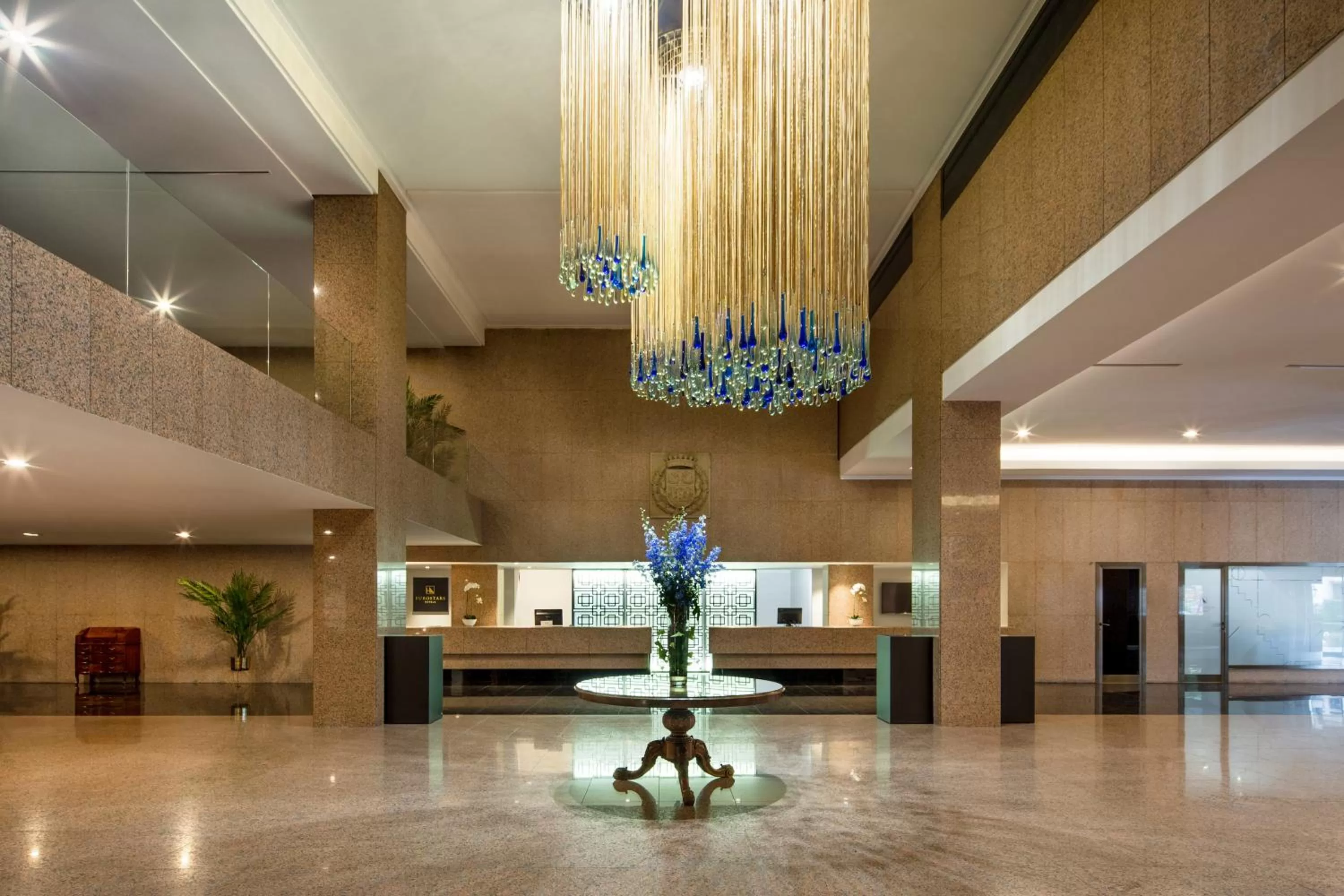 Lobby or reception in Eurostars Gran Hotel Lugo