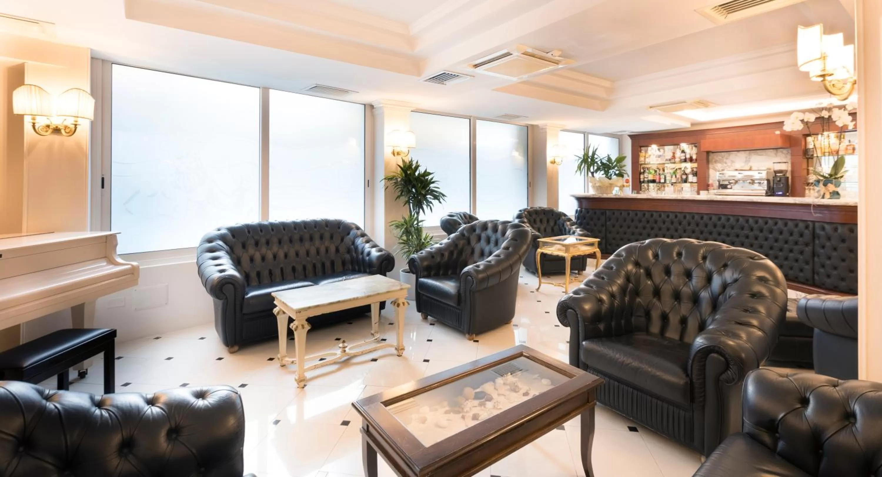 Communal lounge/ TV room in Hotel Baia Imperiale