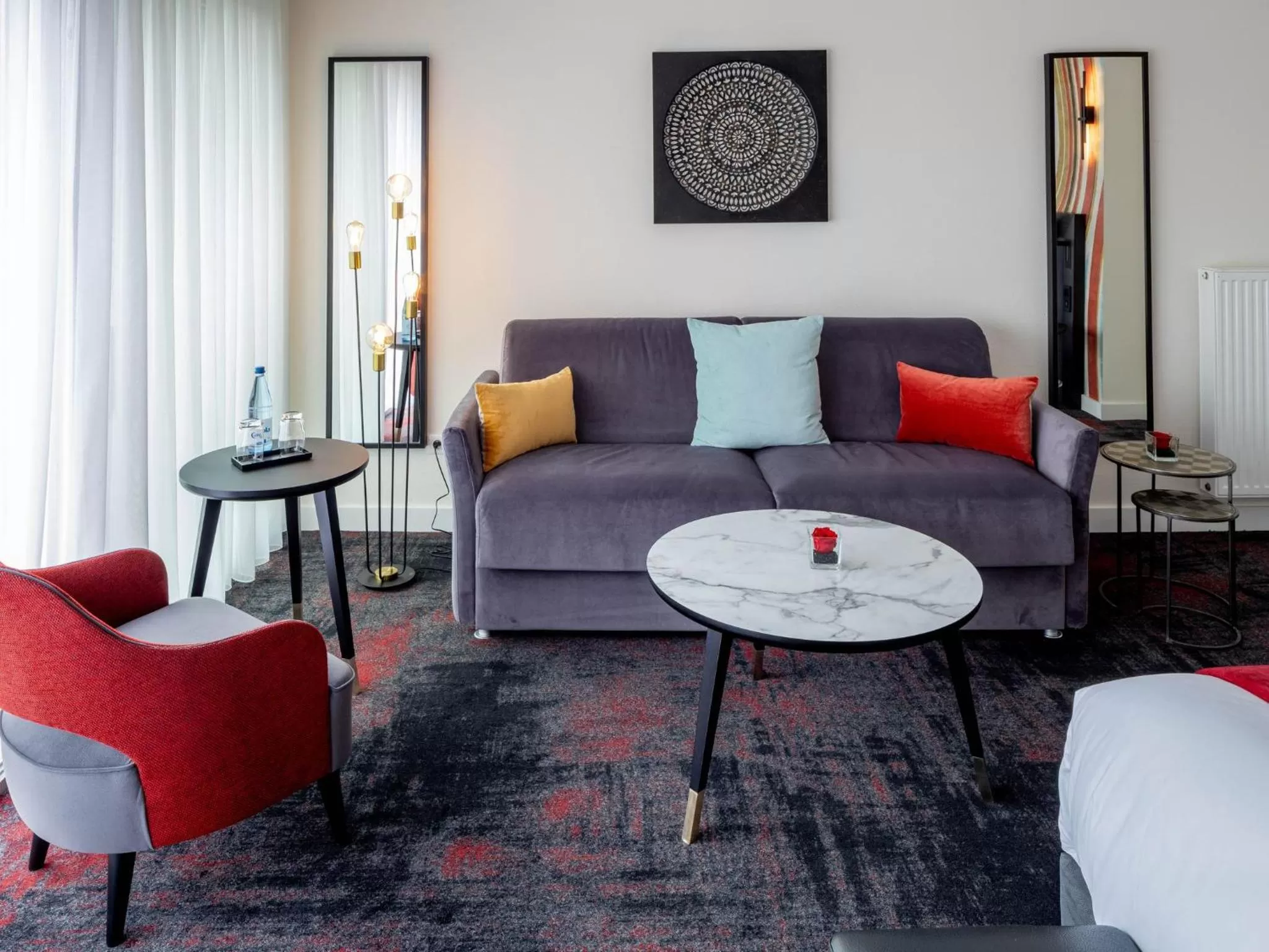 Seating area in Hôtel Garrigae Villa La Florangerie - SPA & Piscine