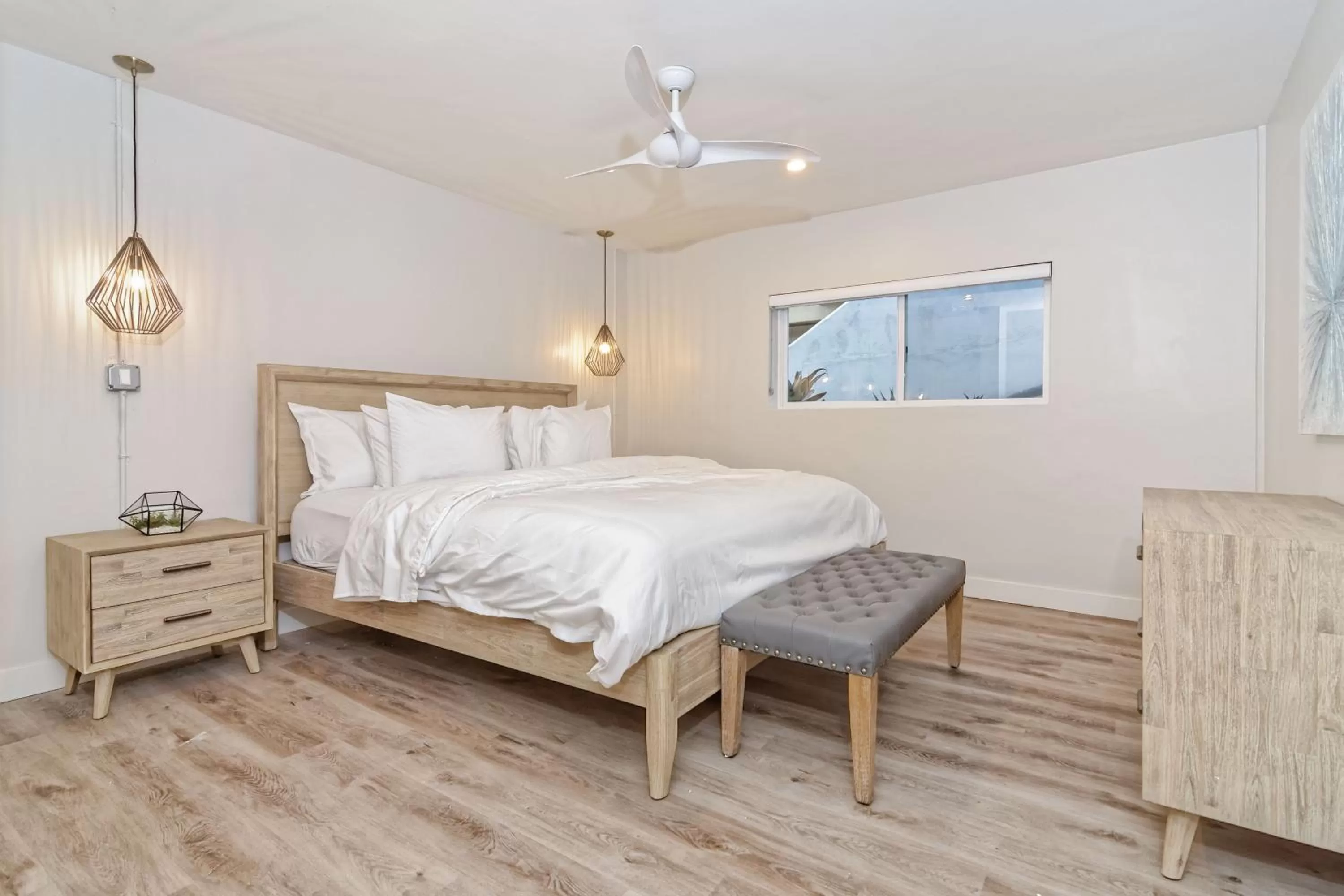 Bed in Ocean Villas Beach Front