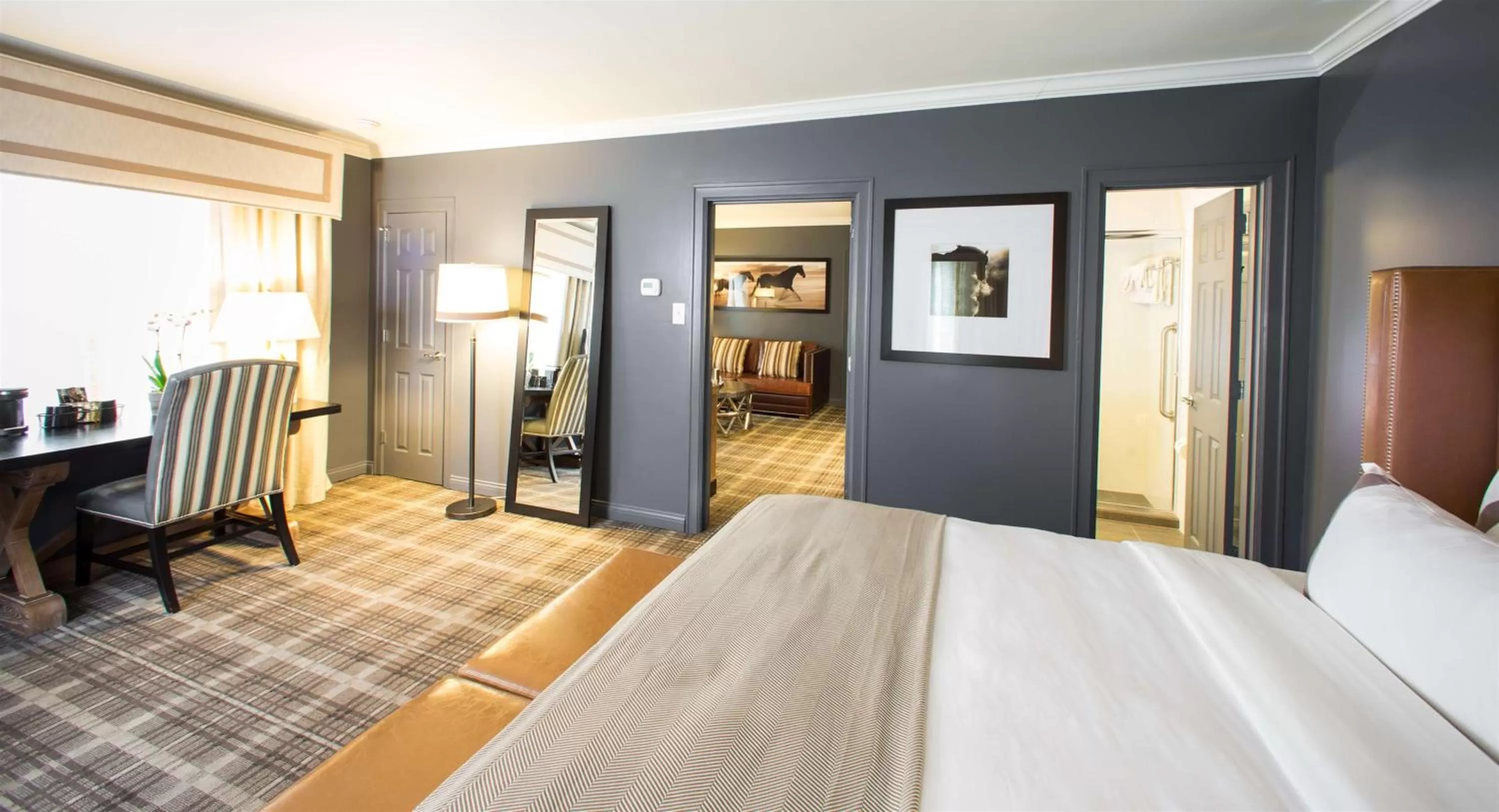 Bed in The Campbell House Lexington, Curio Collection by Hilton