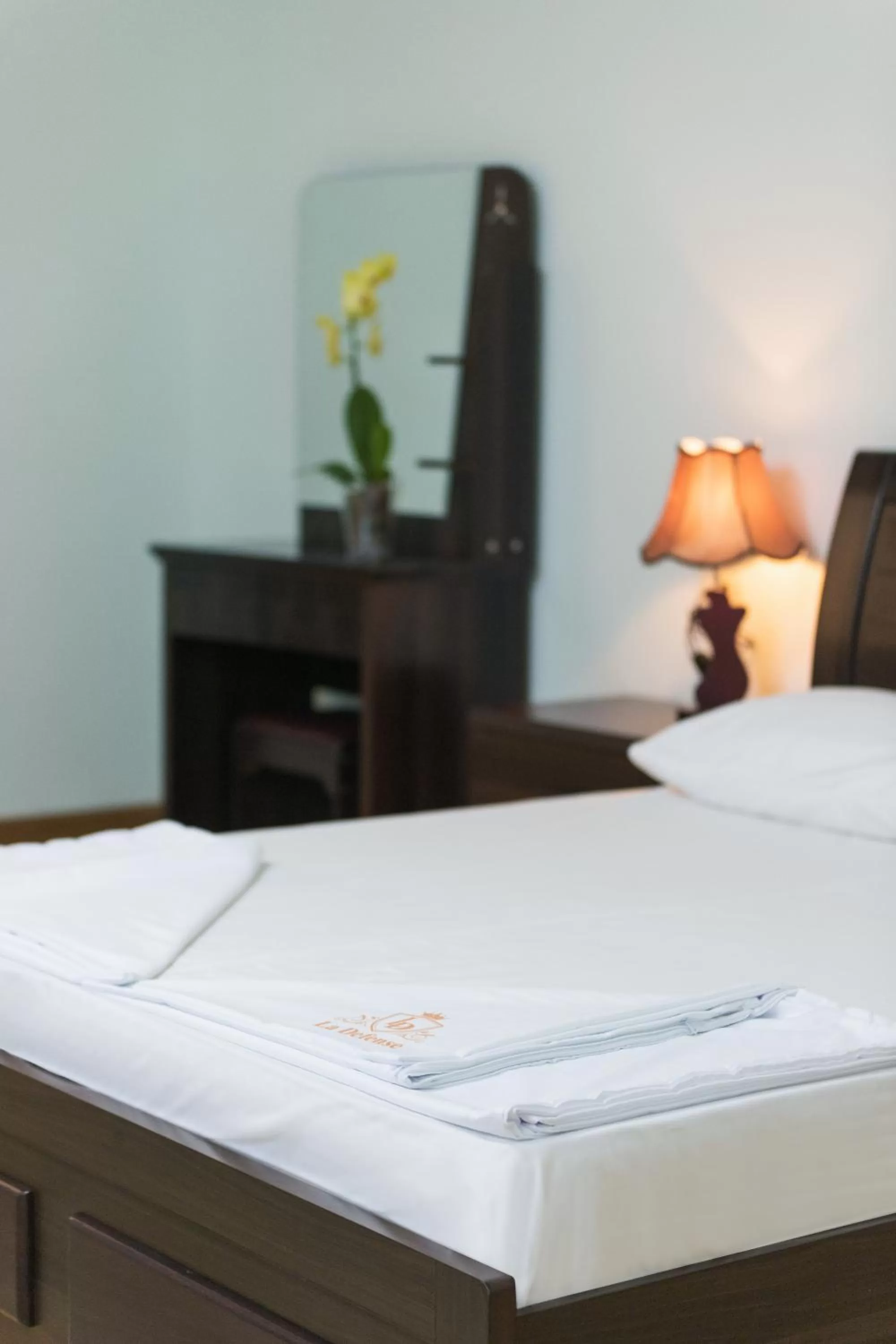 Bed in La Defense Hotel Yerevan