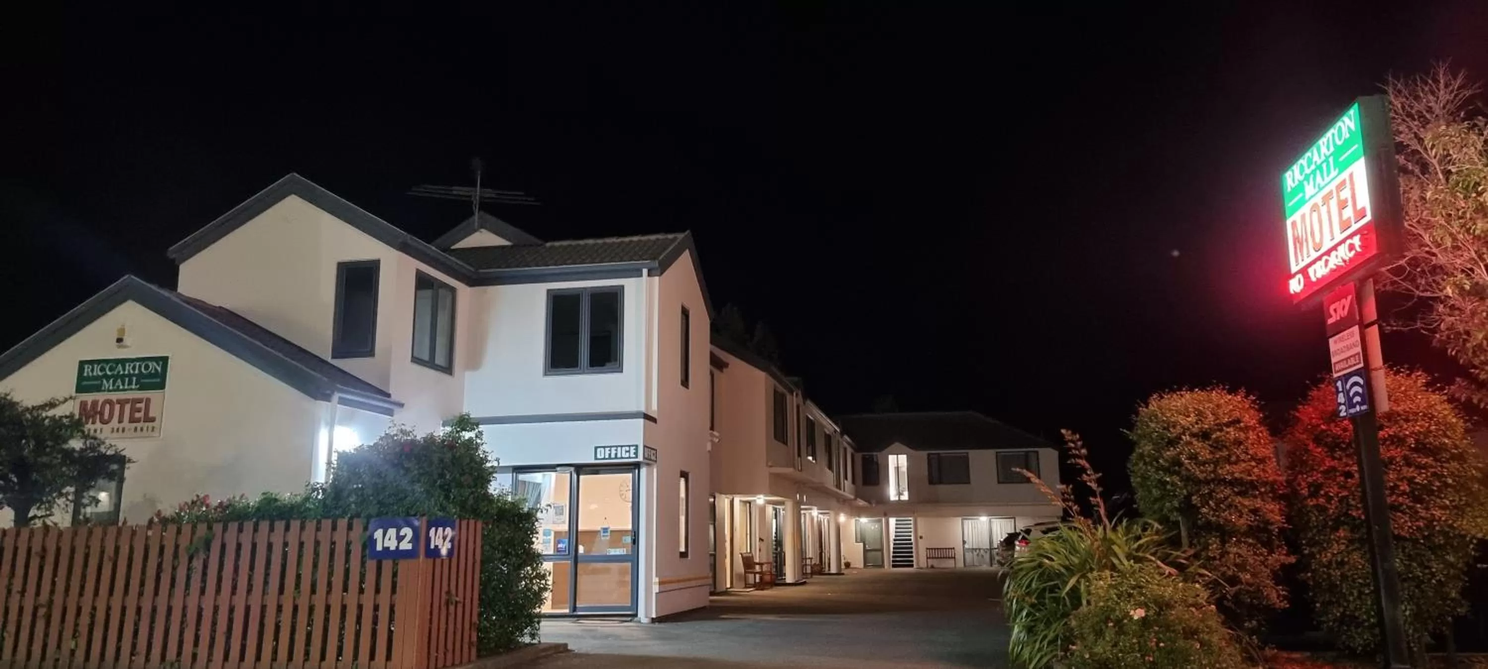 Property building in Riccarton Mall Motel