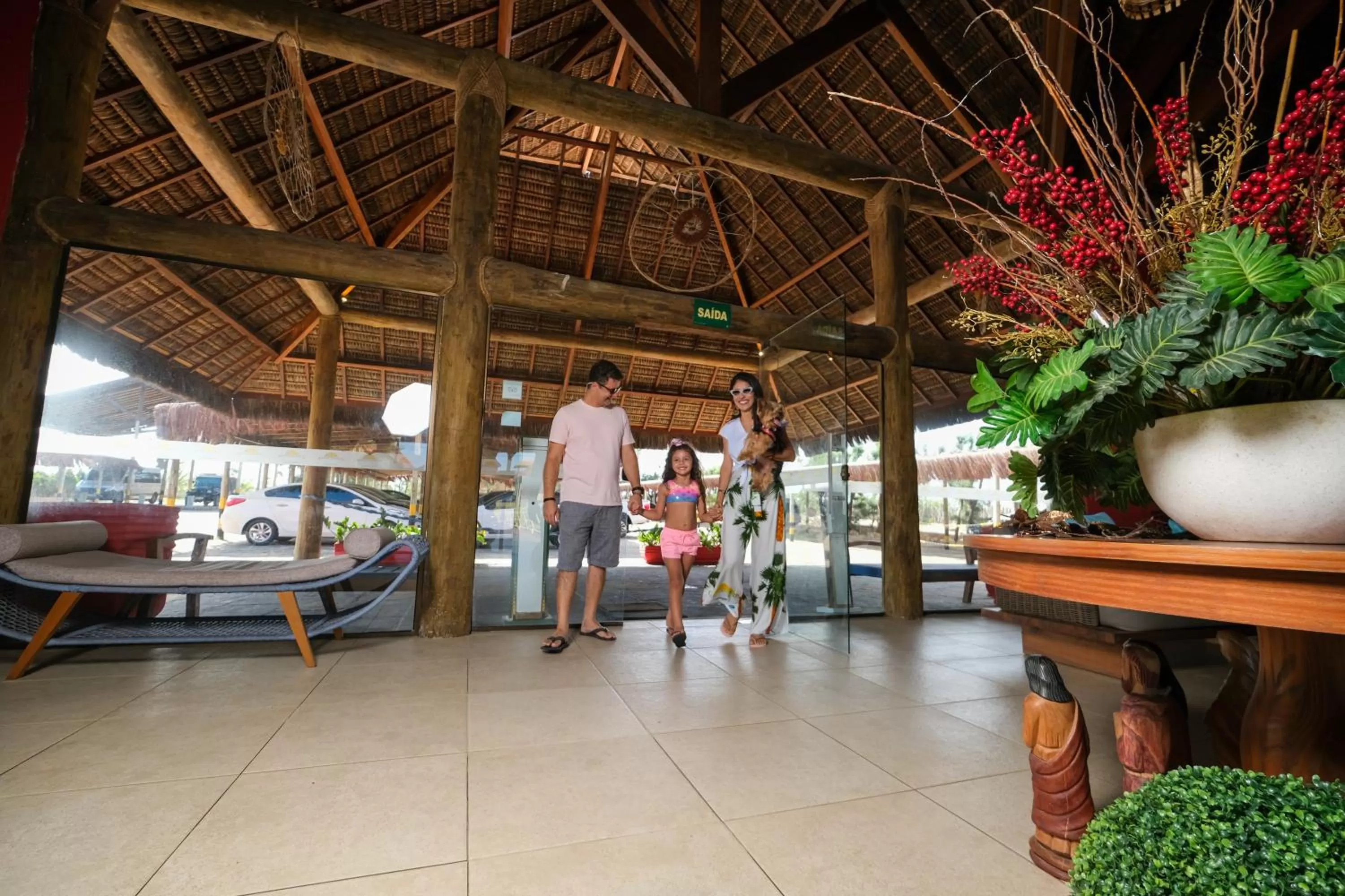 People in Carnaubinha Praia Resort