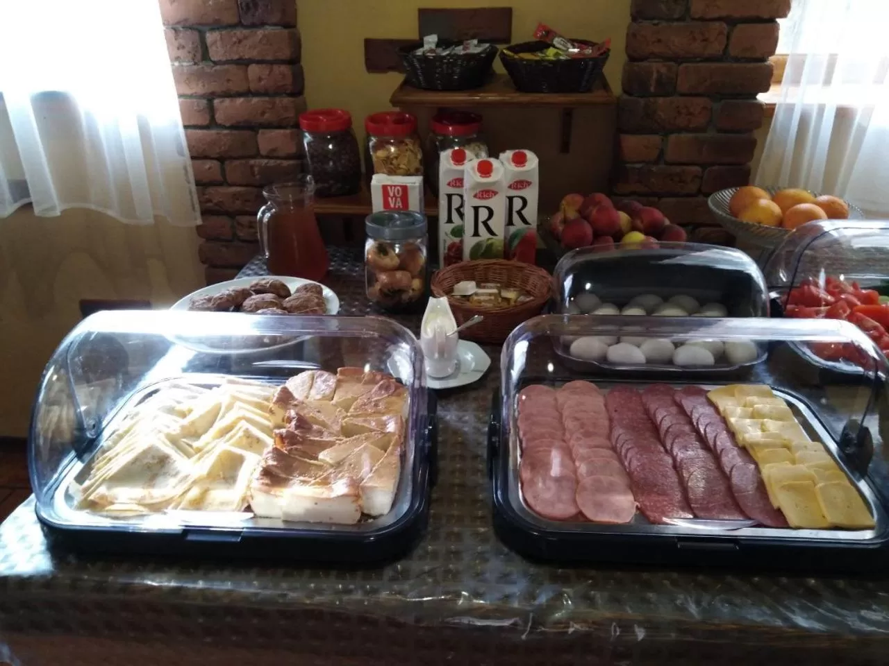 Buffet breakfast in Stara Vezha Hotel