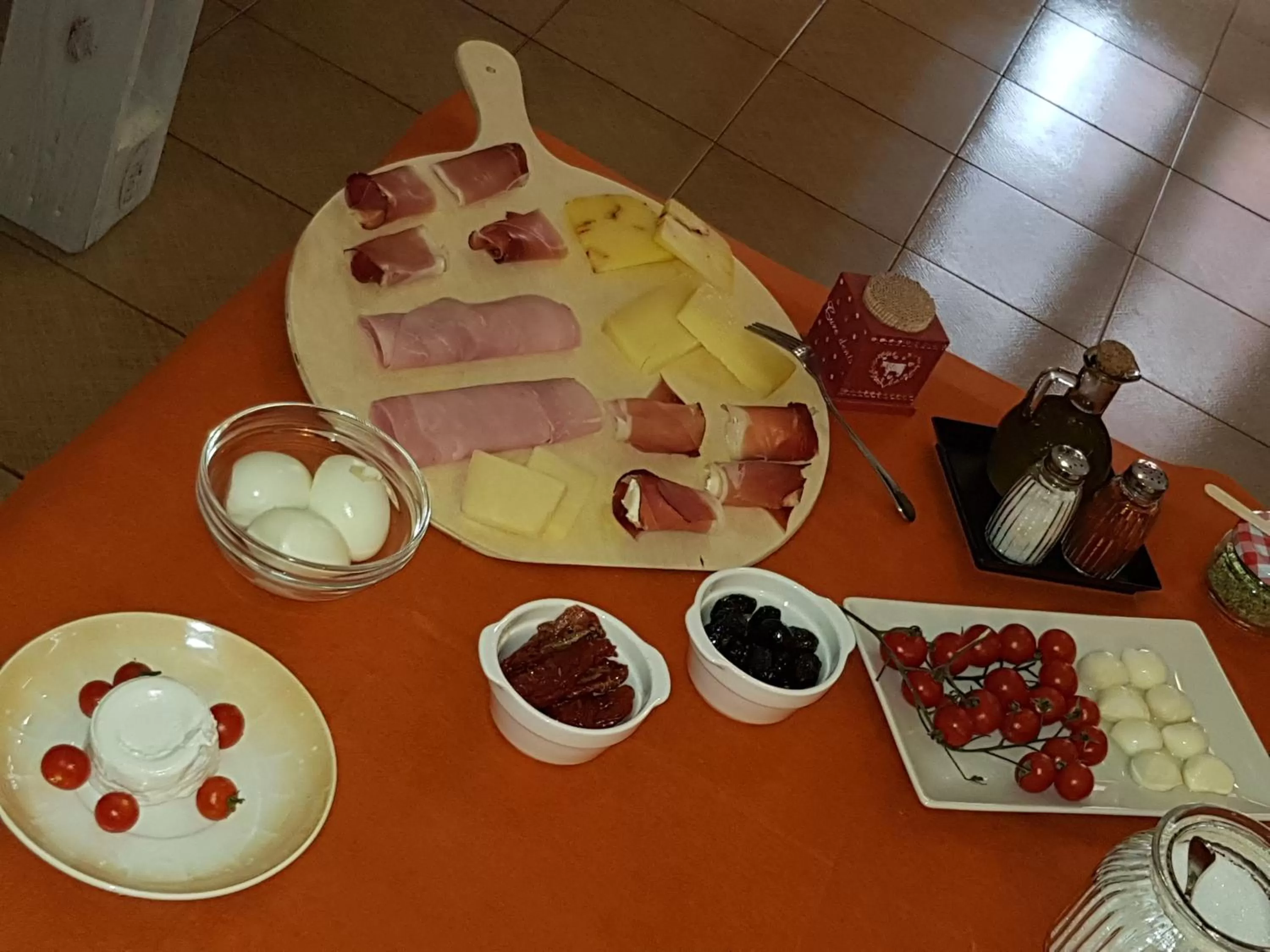 Food close-up in B&B CARRUBBELLE