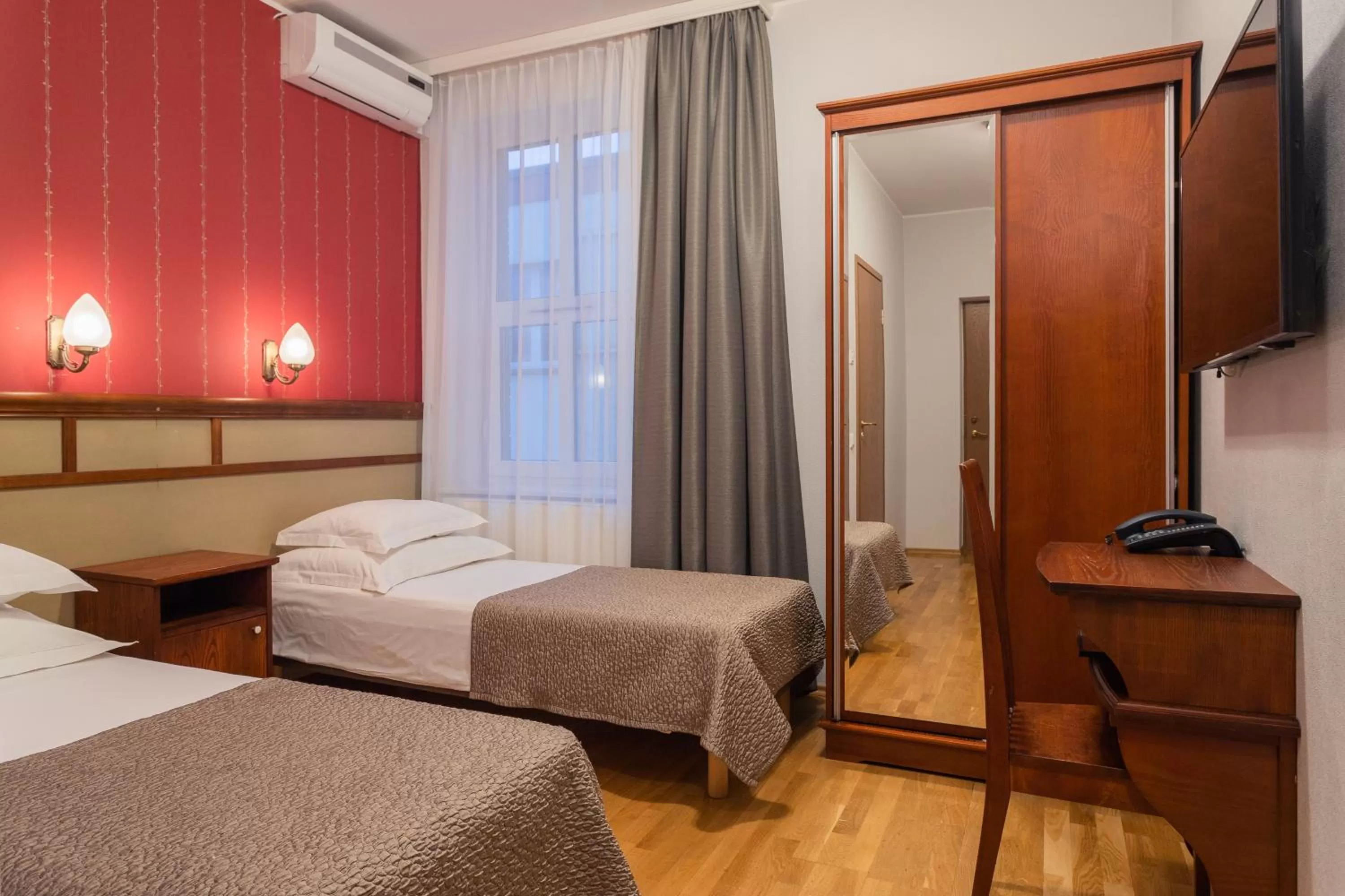 Bed in Hotel Villa Wesset