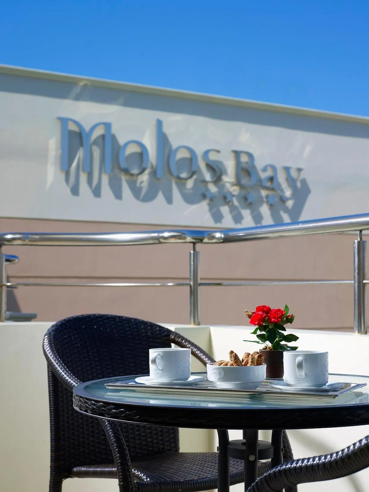 Property logo or sign in Molos Bay Hotel